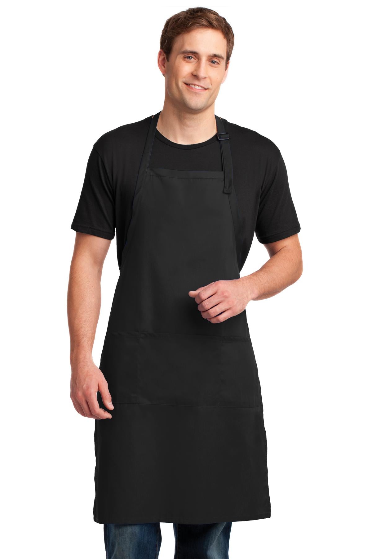 Port Authority ®  Easy Care Extra Long Bib Apron with Stain Release. A700