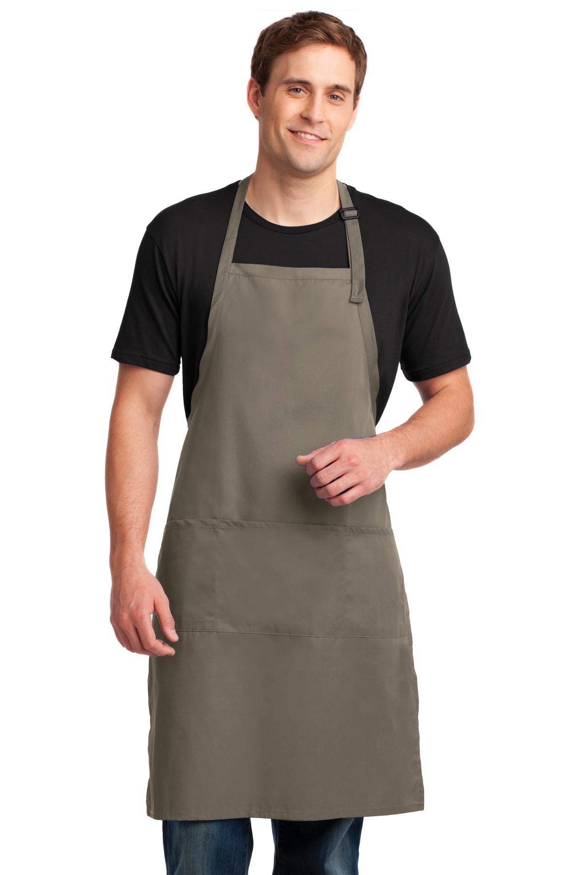 Port Authority ®  Easy Care Extra Long Bib Apron with Stain Release. A700