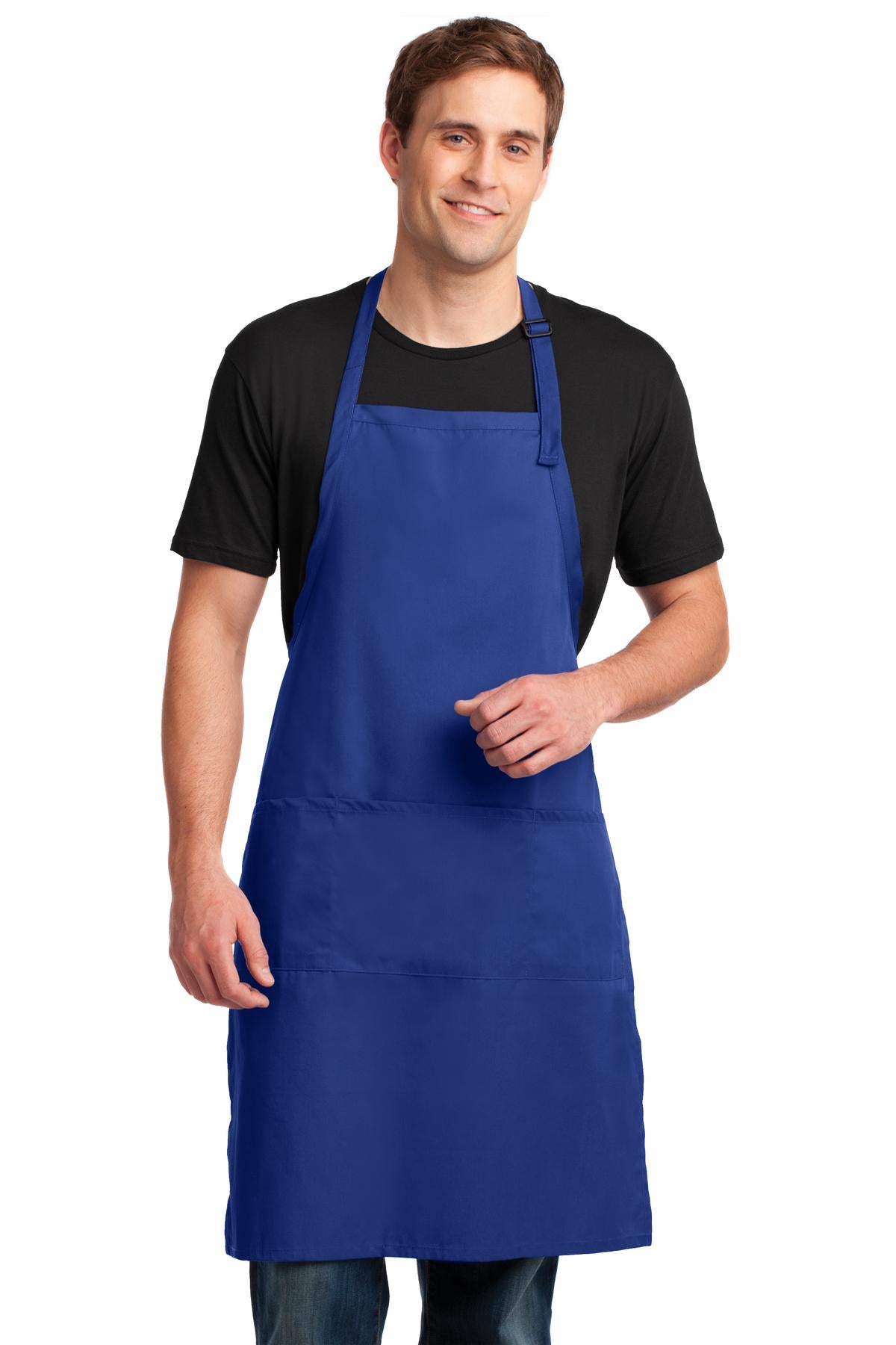 Port Authority ®  Easy Care Extra Long Bib Apron with Stain Release. A700