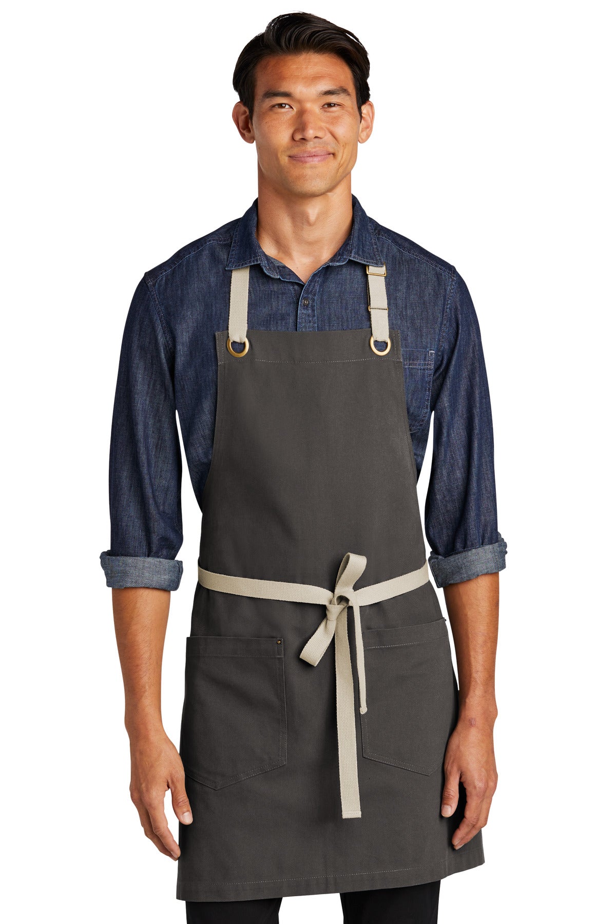 Port Authority ®  Canvas Full-Length Two-Pocket Apron A815