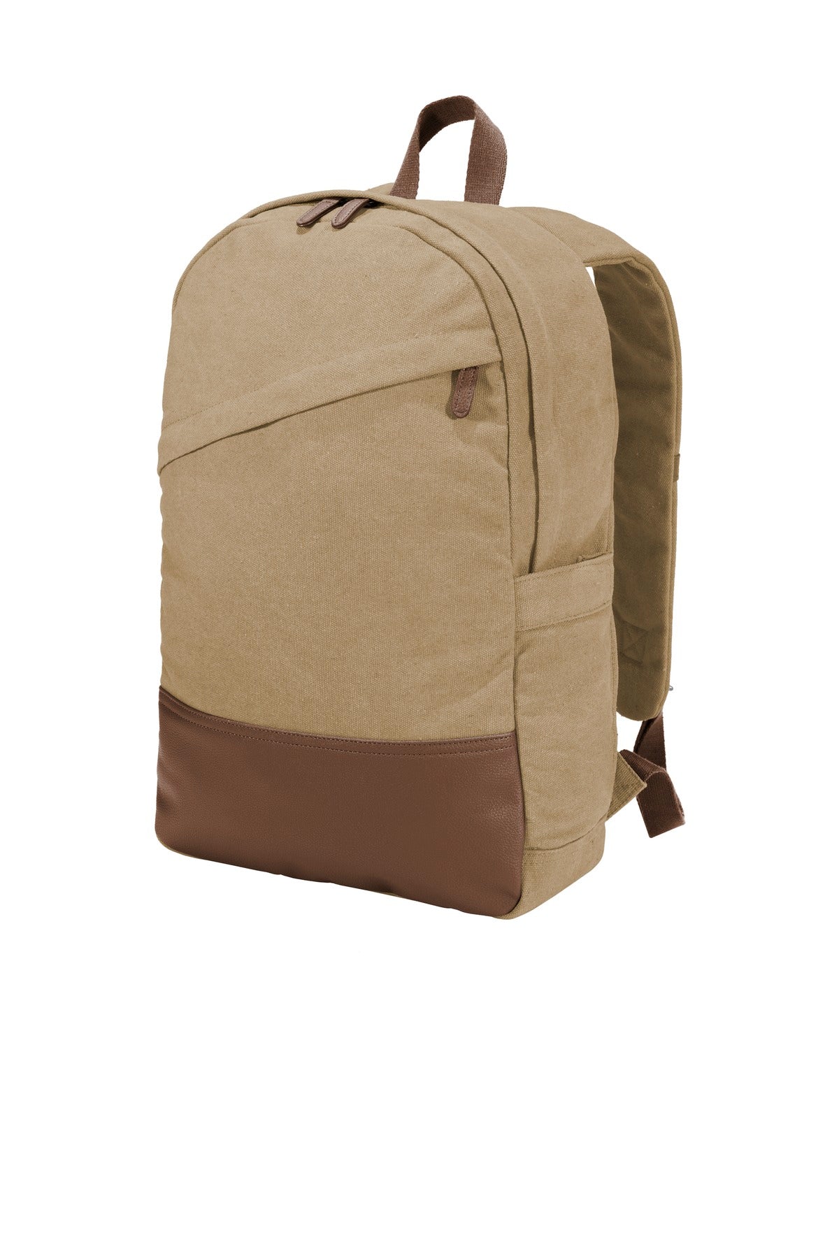 Port Authority  ®  Cotton Canvas Backpack. BG210