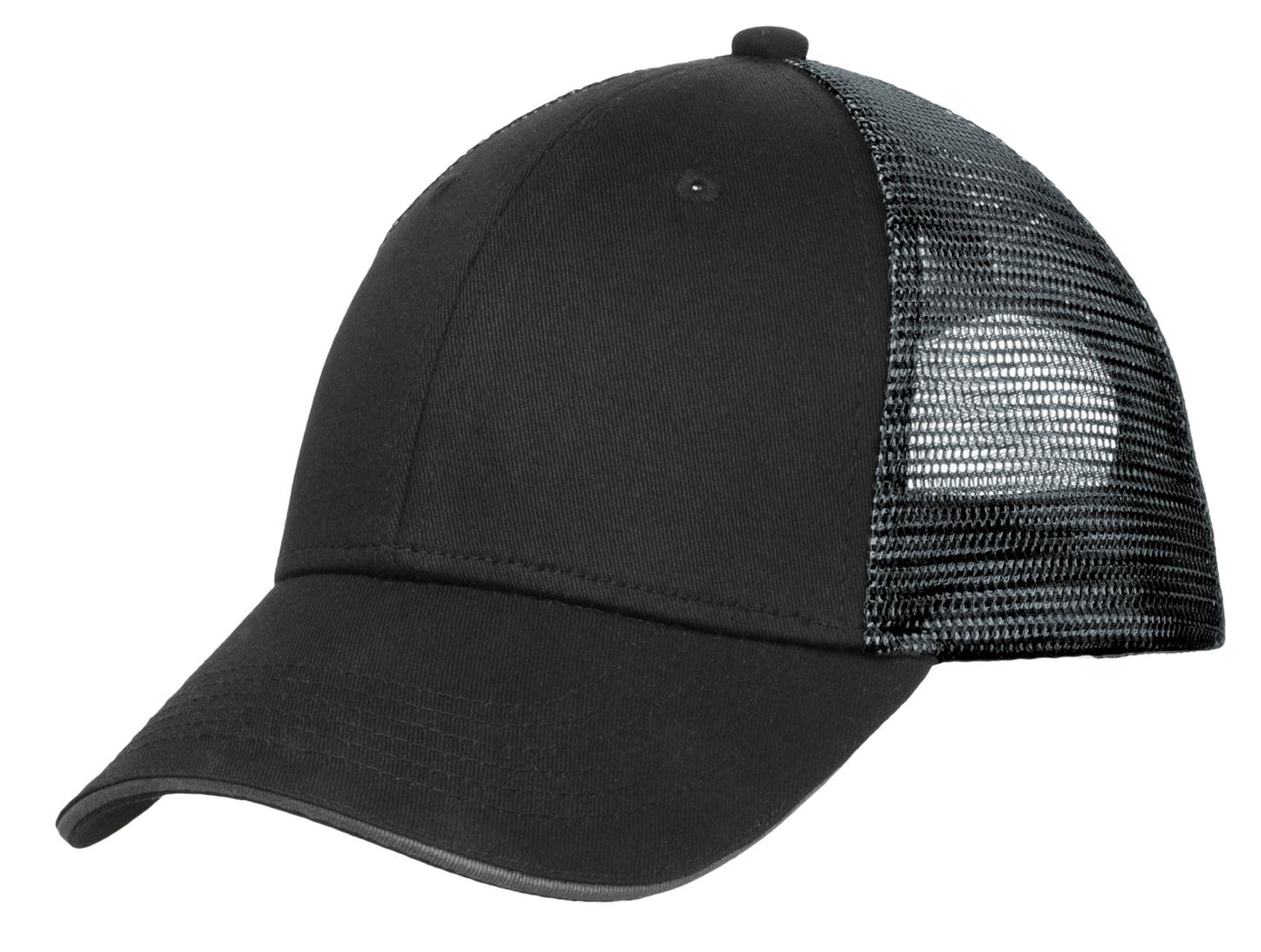 Port Authority ®  Double Mesh Snapback Sandwich Bill Cap. C818