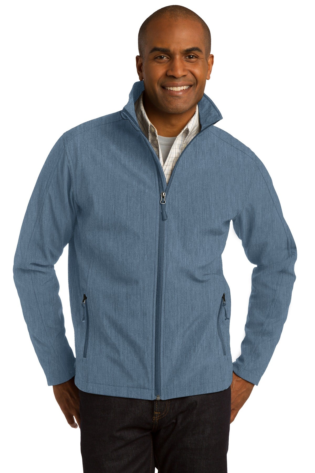 Port Authority ®  Core Soft Shell Jacket. J317 - Navy Heather