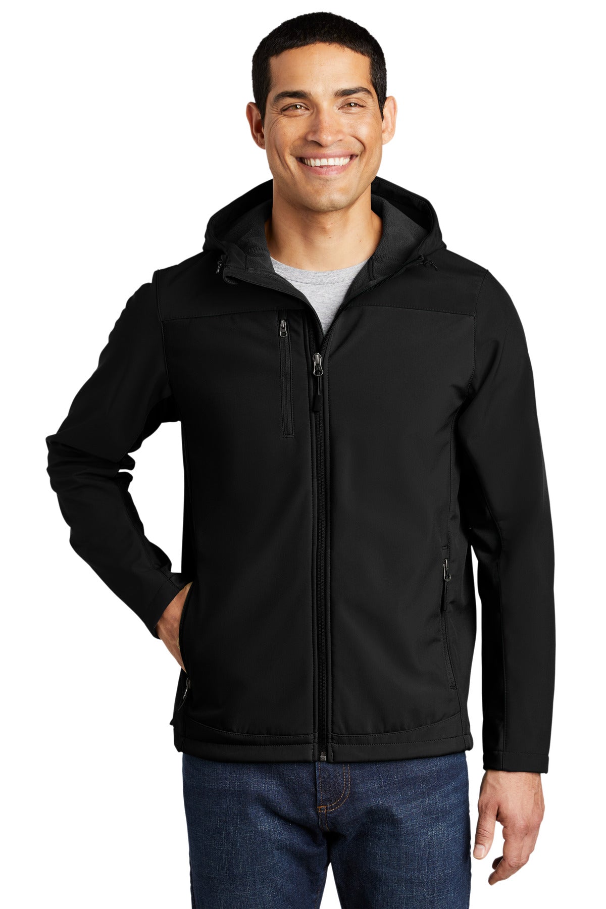 Port Authority ®  Hooded Core Soft Shell Jacket. J335