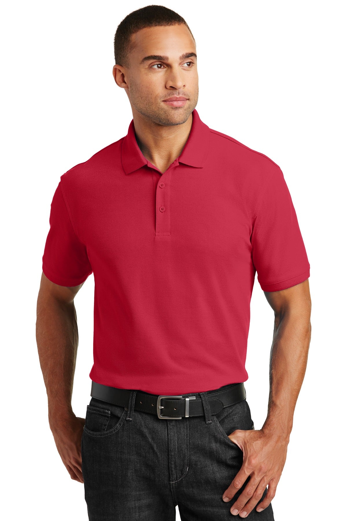 Port Authority ®  Core Classic Pique Polo. K100 - Rich Red