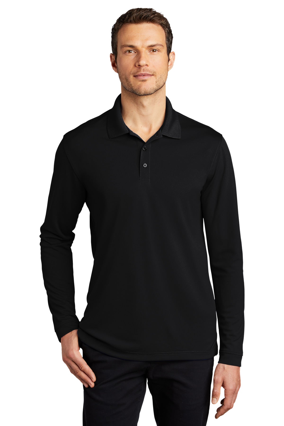 Port Authority  ®  Dry Zone  ®  UV Micro-Mesh Long Sleeve Polo K110LS