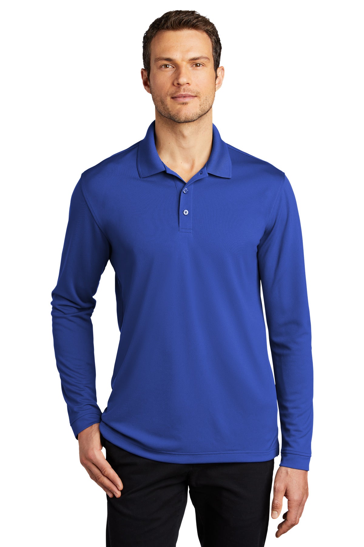 Port Authority  ®  Dry Zone  ®  UV Micro-Mesh Long Sleeve Polo K110LS