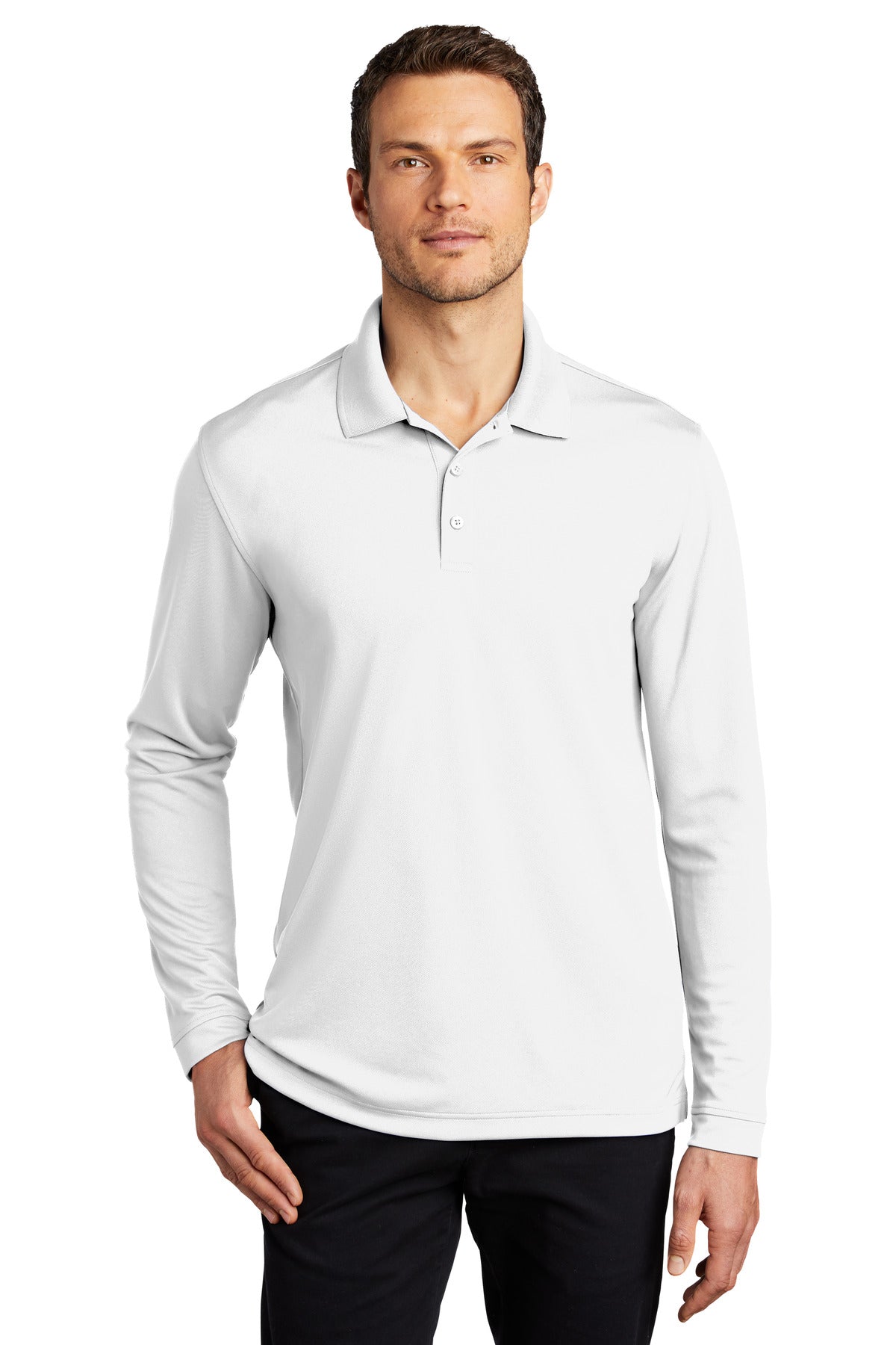 Port Authority  ®  Dry Zone  ®  UV Micro-Mesh Long Sleeve Polo K110LS