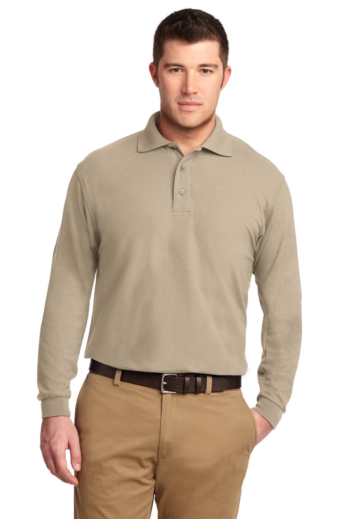 Port Authority ®  Silk Touch™ Long Sleeve Polo.  K500LS