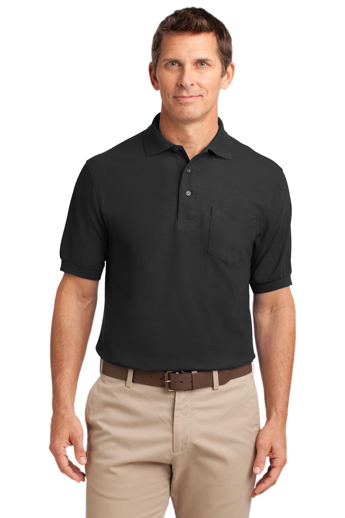 Port Authority ®  Silk Touch™ Polo with Pocket.  K500P