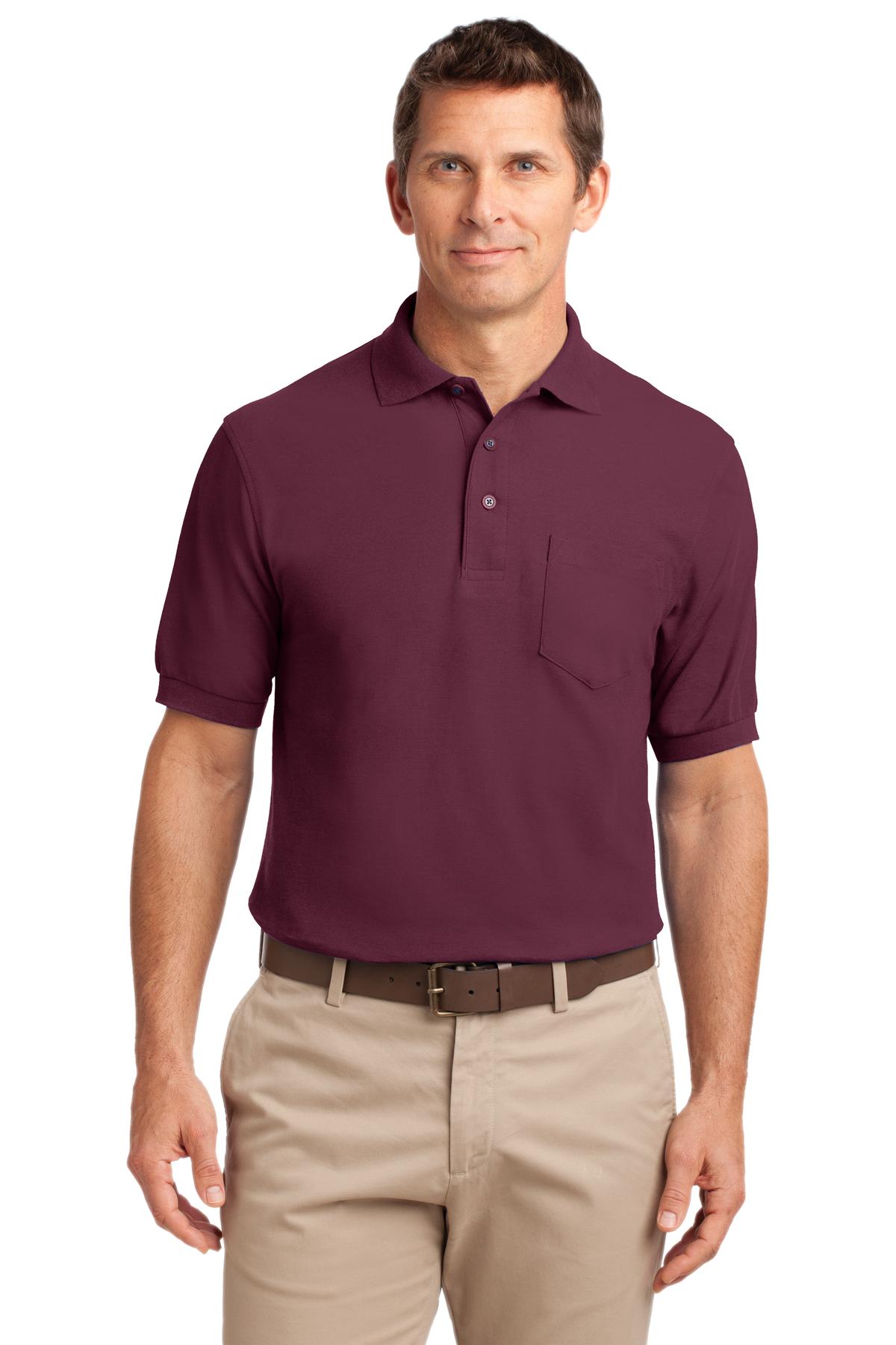 Port Authority ®  Silk Touch™ Polo with Pocket.  K500P