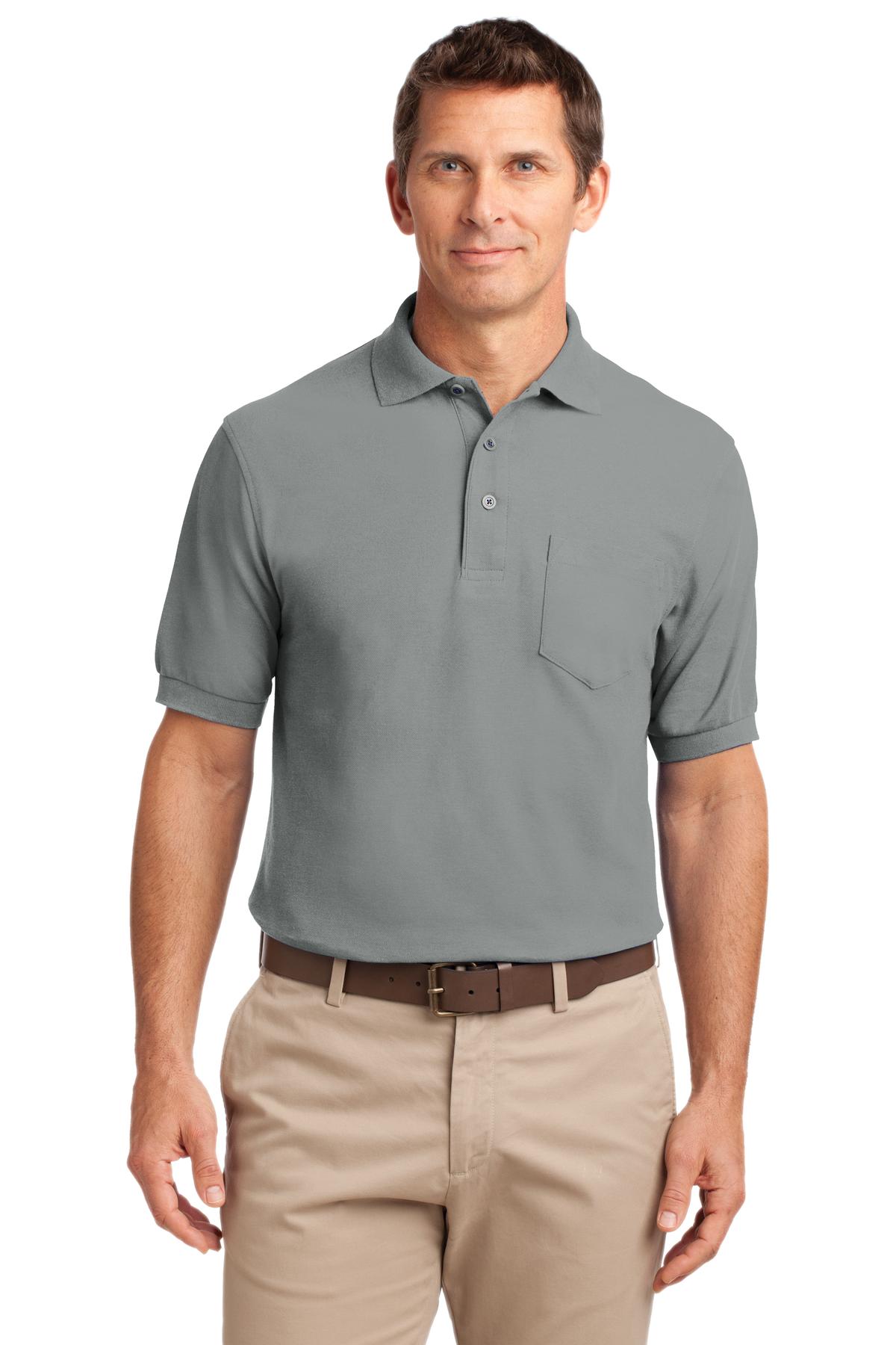 Port Authority ®  Silk Touch™ Polo with Pocket.  K500P