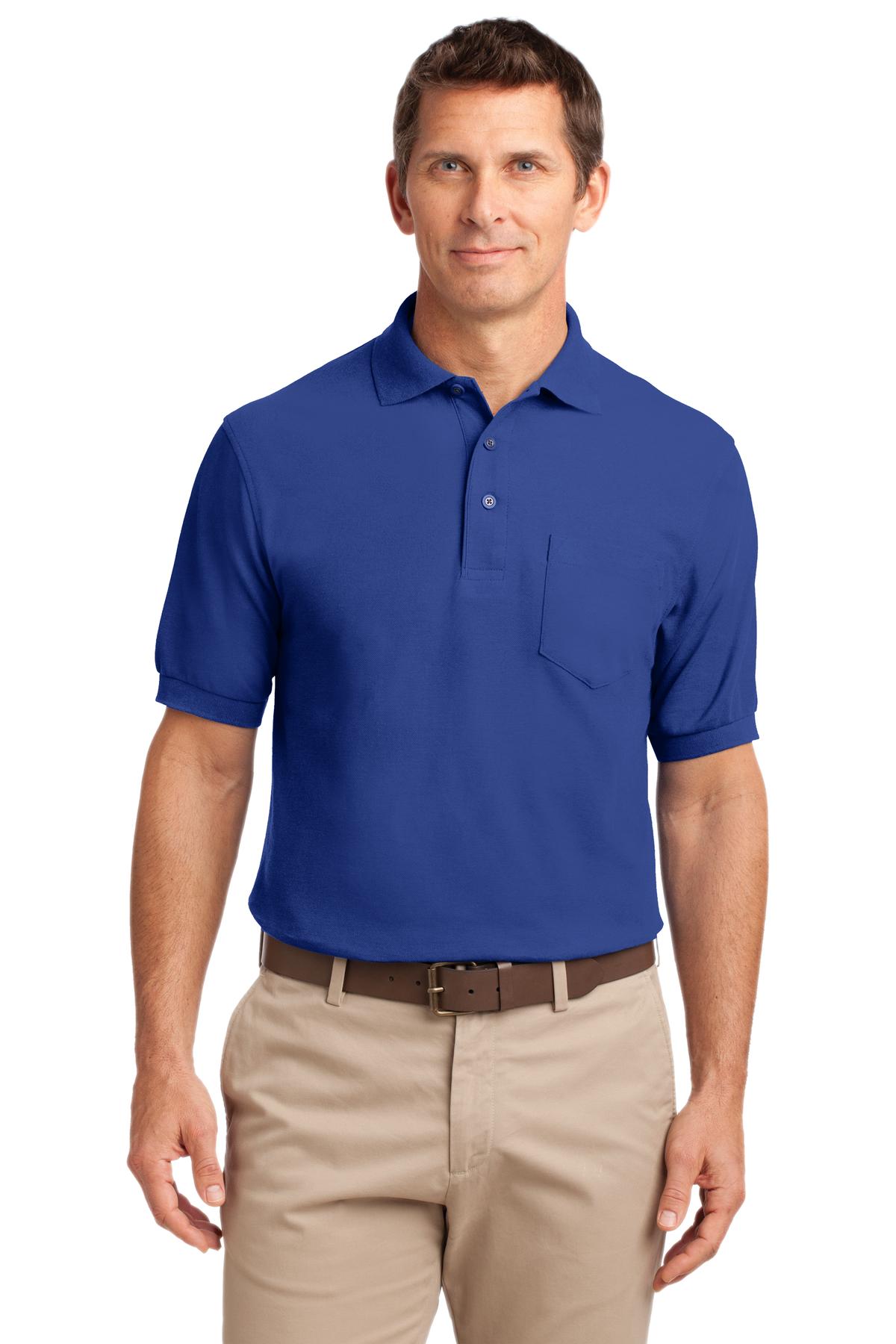 Port Authority ®  Silk Touch™ Polo with Pocket.  K500P