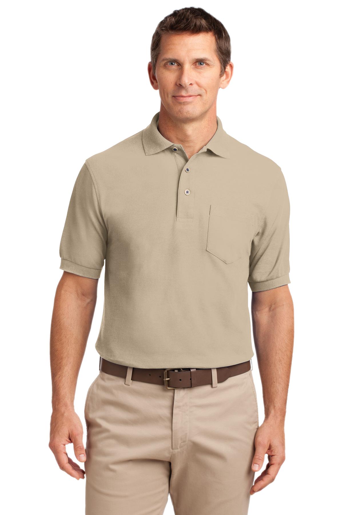 Port Authority ®  Silk Touch™ Polo with Pocket.  K500P