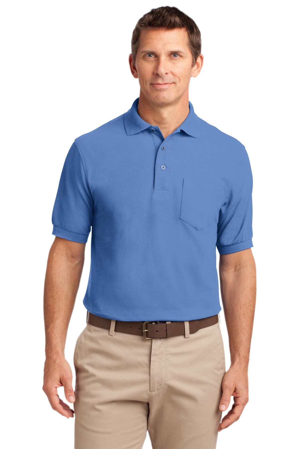 Port Authority ®  Silk Touch™ Polo with Pocket.  K500P