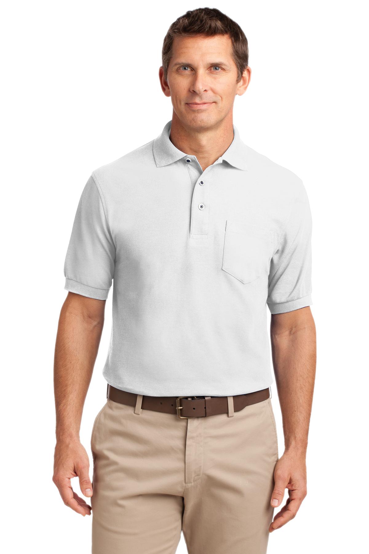 Port Authority ®  Silk Touch™ Polo with Pocket.  K500P