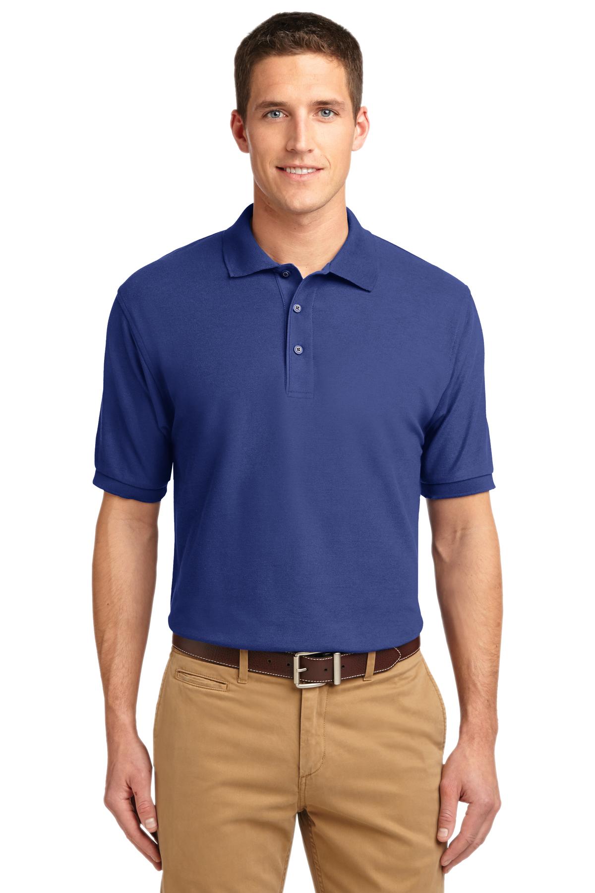 Port Authority ®  Extended Size Silk Touch™ Polo K500ES - Mediterranean Blue