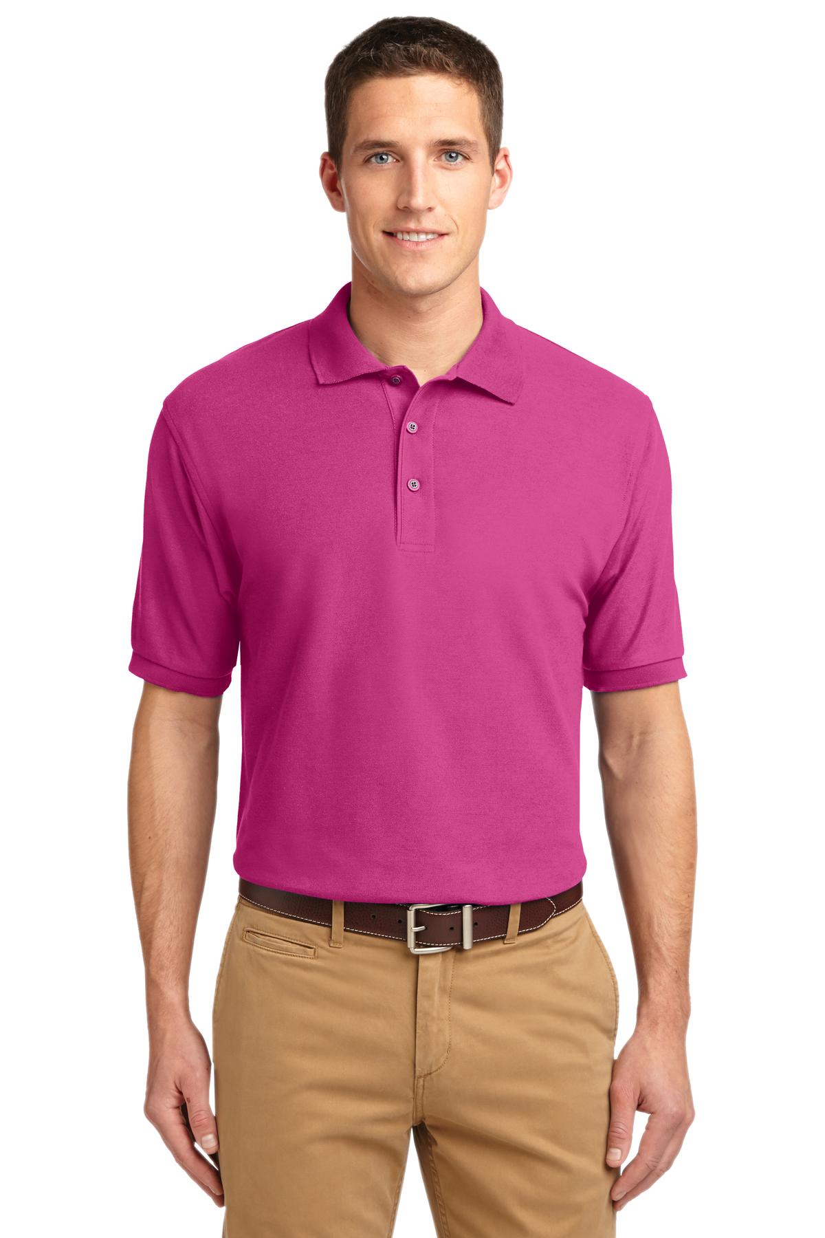 Port Authority ®  Extended Size Silk Touch™ Polo K500ES - Tropical Pink