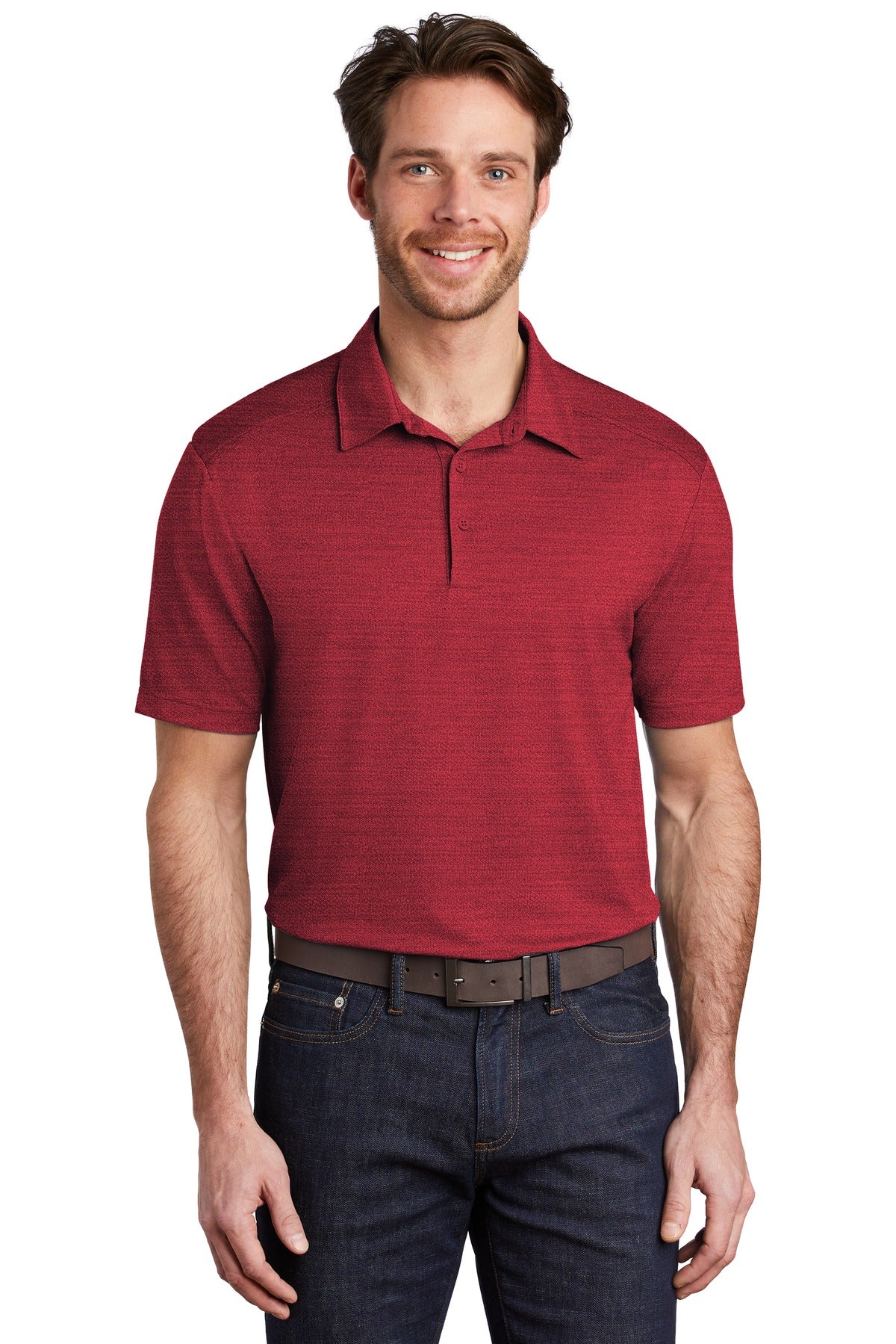 Port Authority  ®  Stretch Heather Polo K583