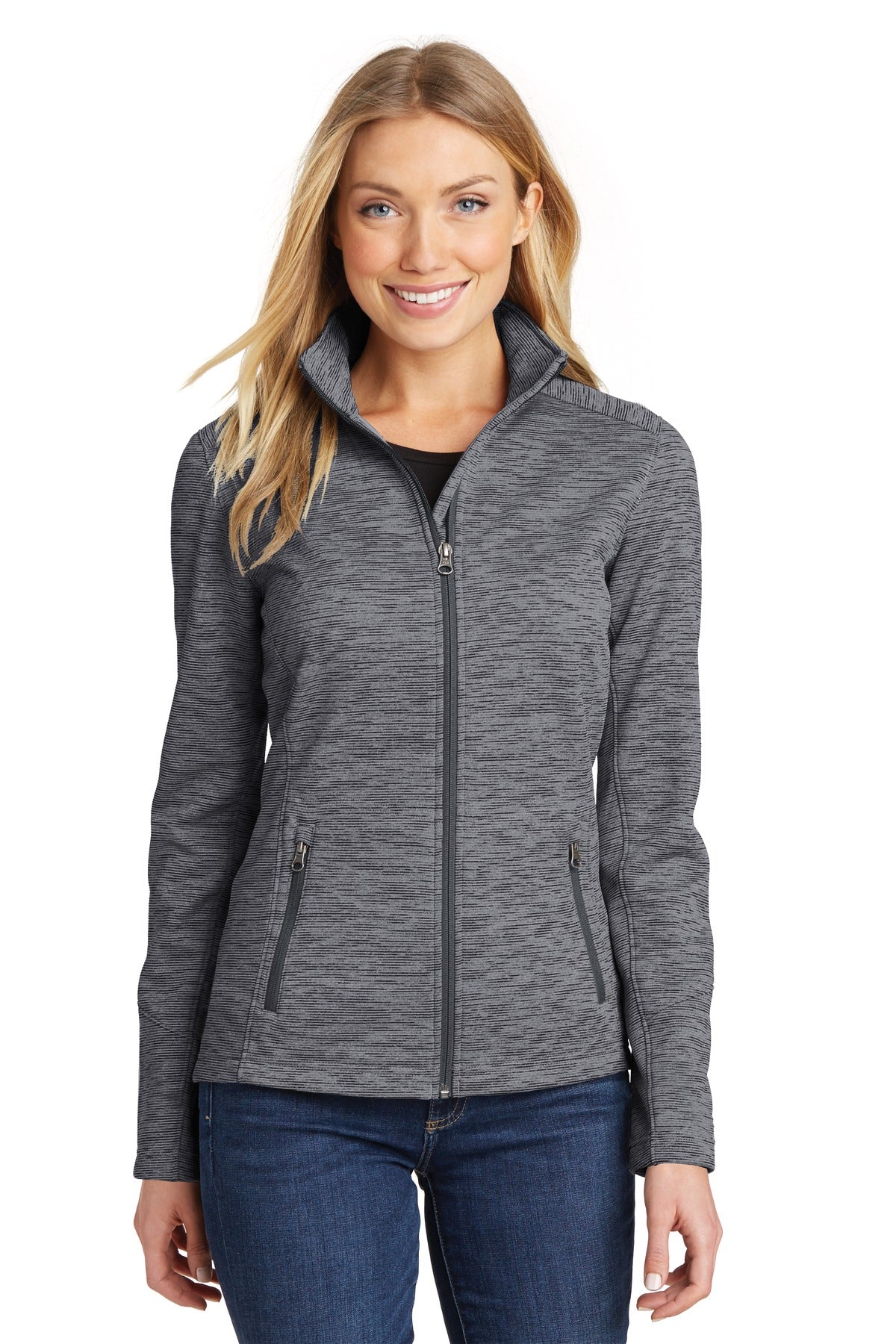 Port Authority ®  Women's Digi Stripe Fleece Jacket. L231