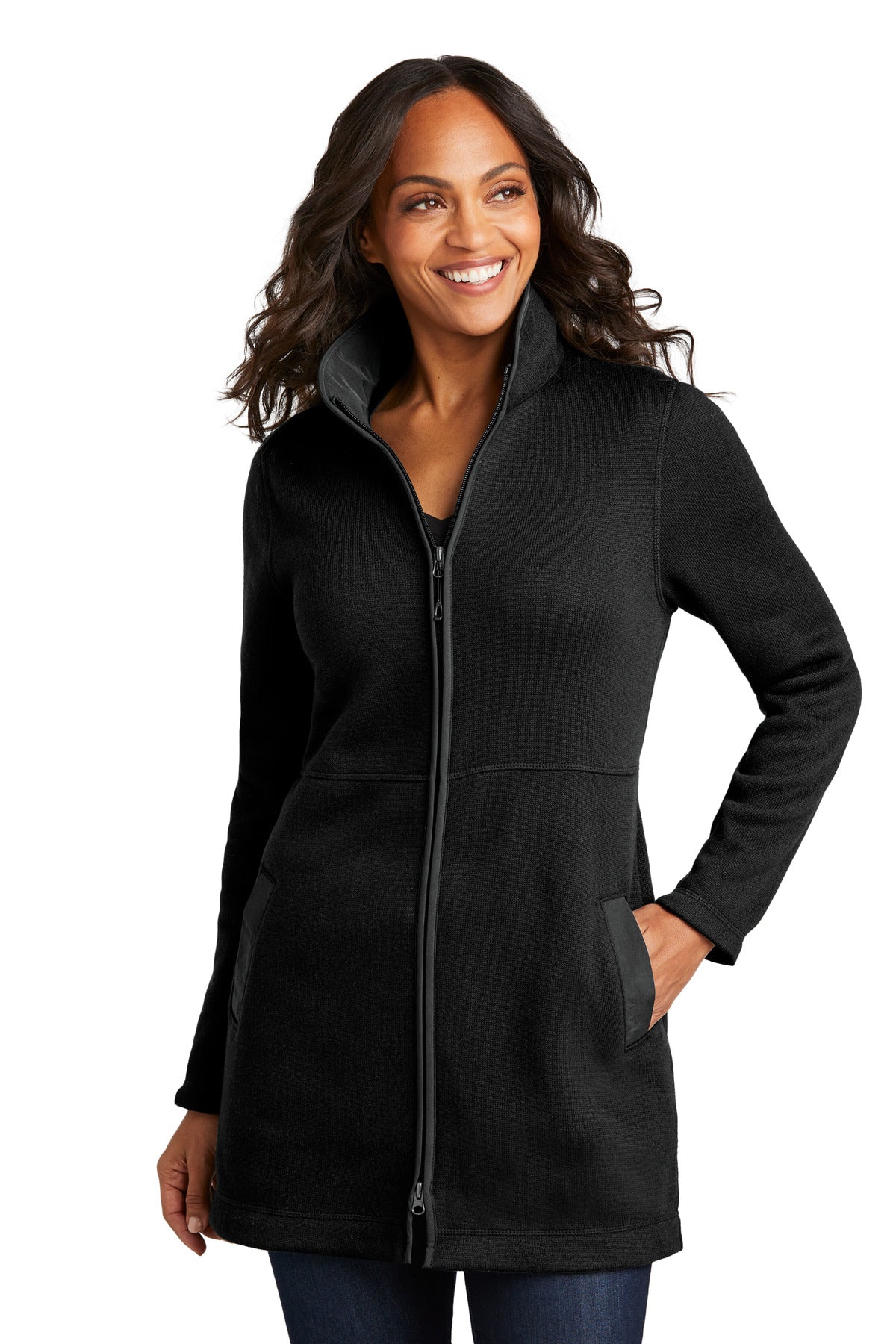 Port Authority ®  Women's Arc Sweater Fleece Long Jacket L425