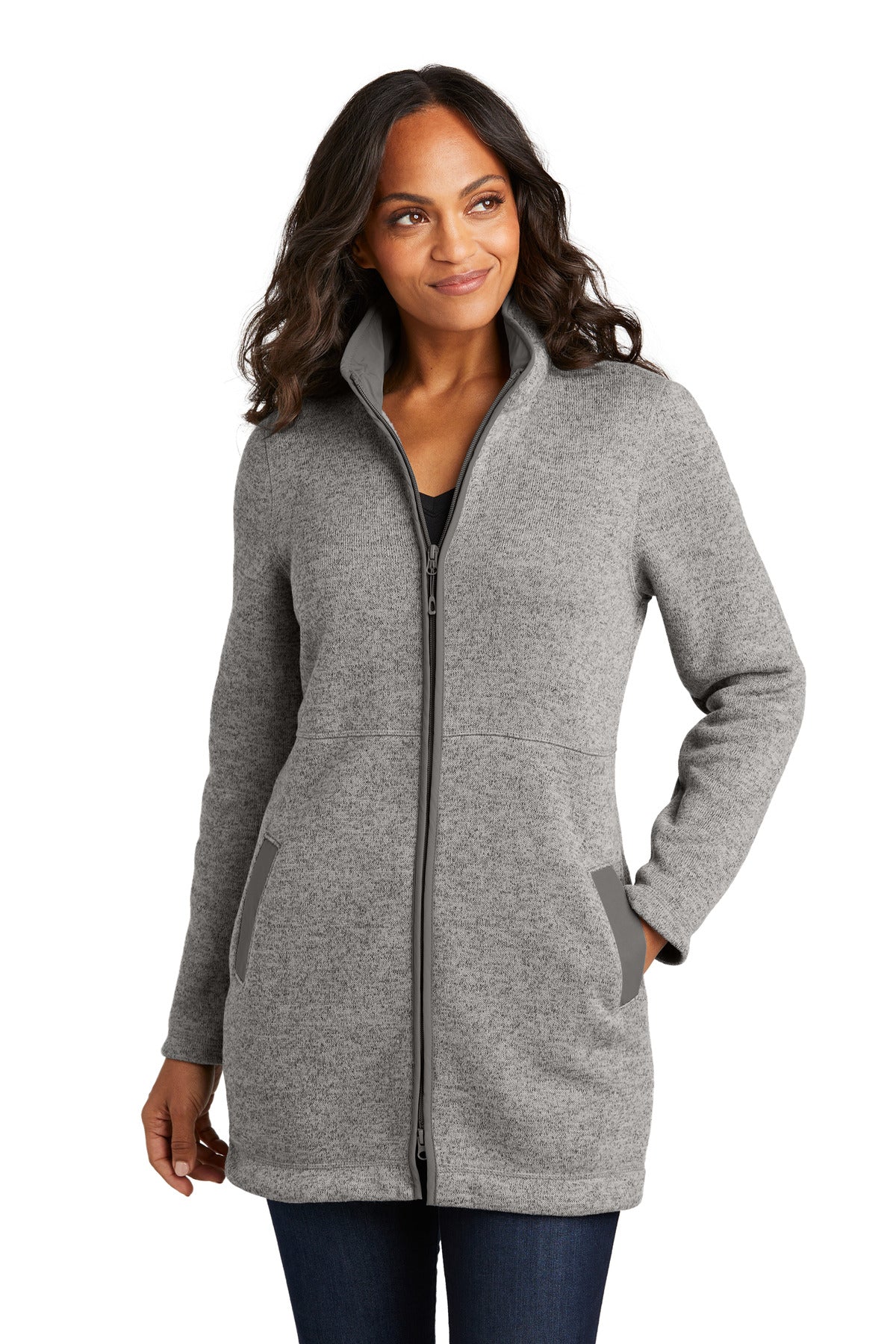 Port Authority ®  Women's Arc Sweater Fleece Long Jacket L425