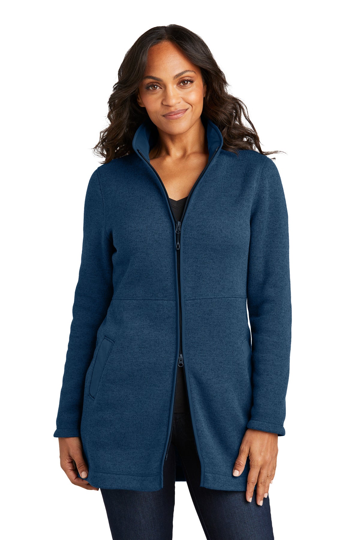 Port Authority ®  Women's Arc Sweater Fleece Long Jacket L425