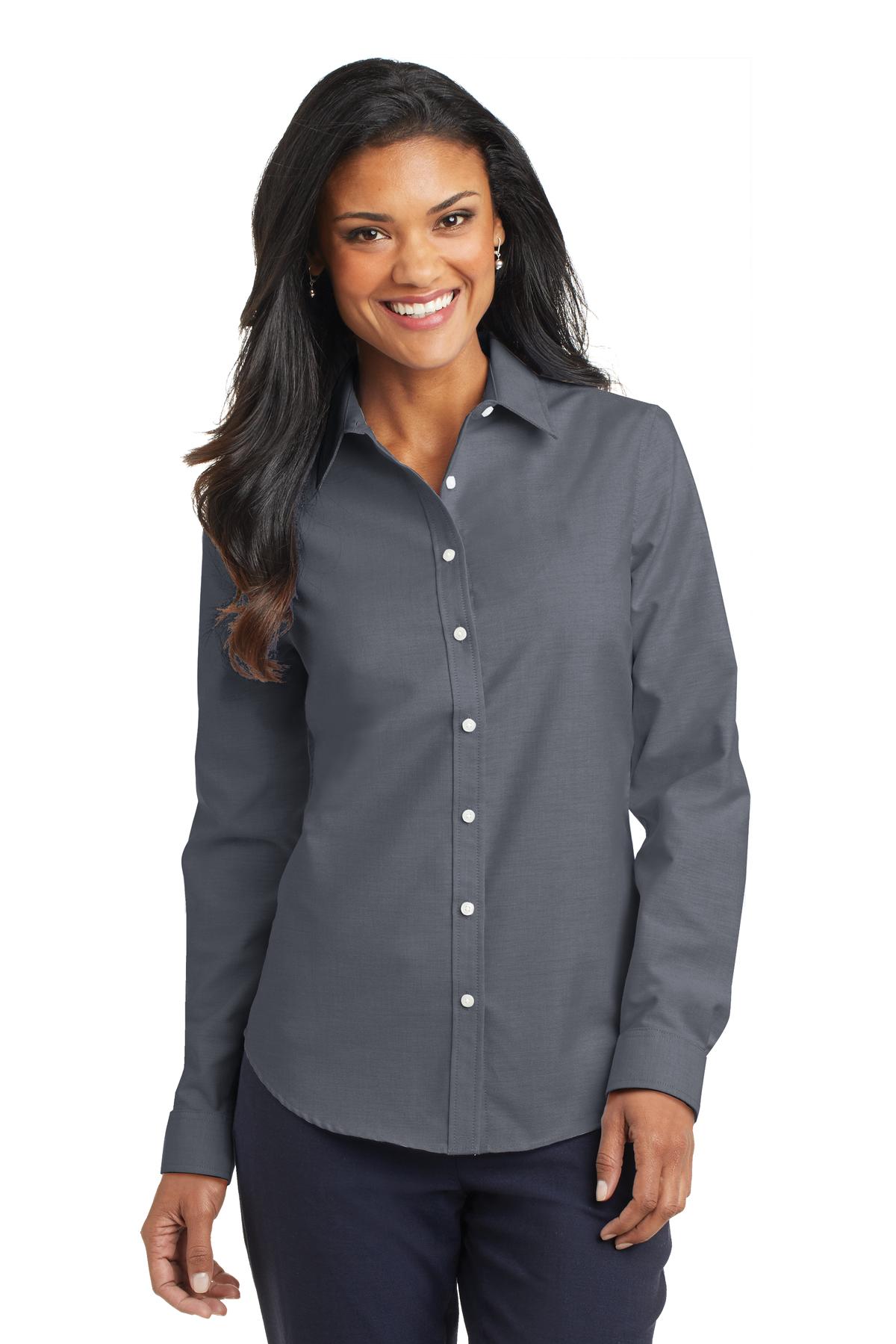 Port Authority ®  Women's SuperPro ™  Oxford Shirt. L658