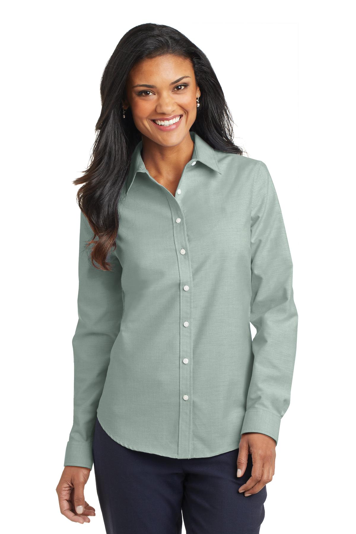 Port Authority ®  Women's SuperPro ™  Oxford Shirt. L658