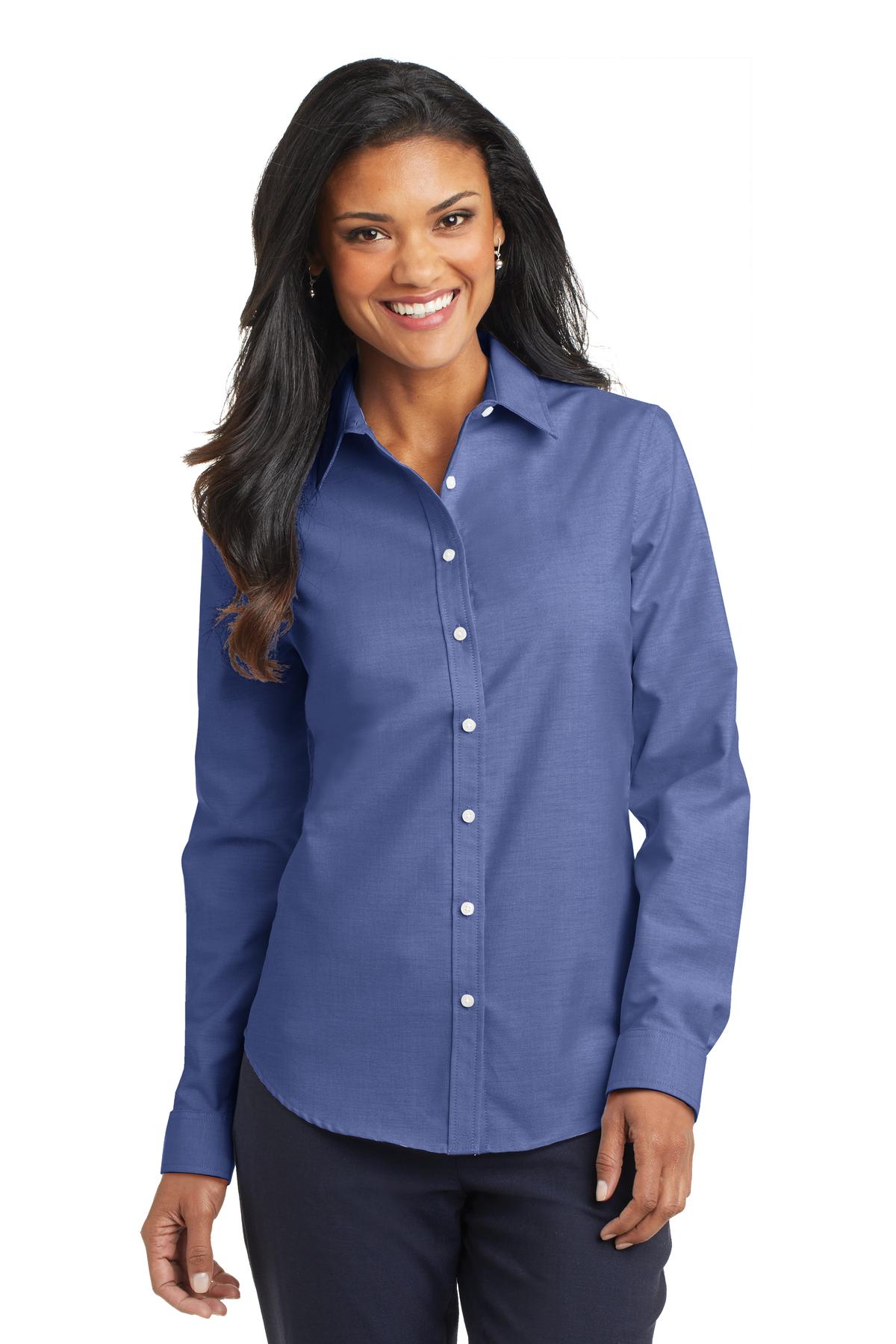 Port Authority ®  Women's SuperPro ™  Oxford Shirt. L658