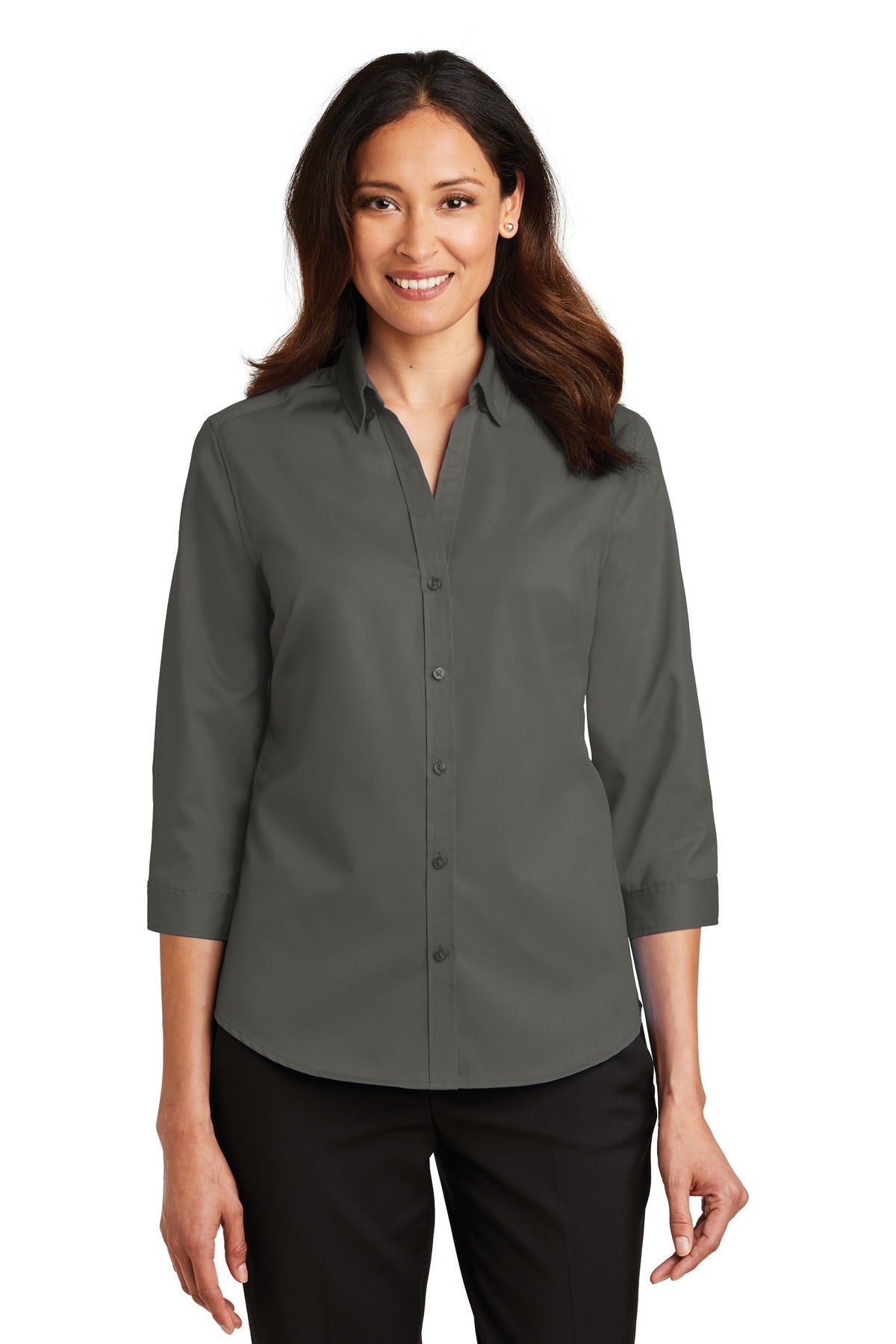 Port Authority ®  Women's 3/4-Sleeve SuperPro ™  Twill Shirt. L665