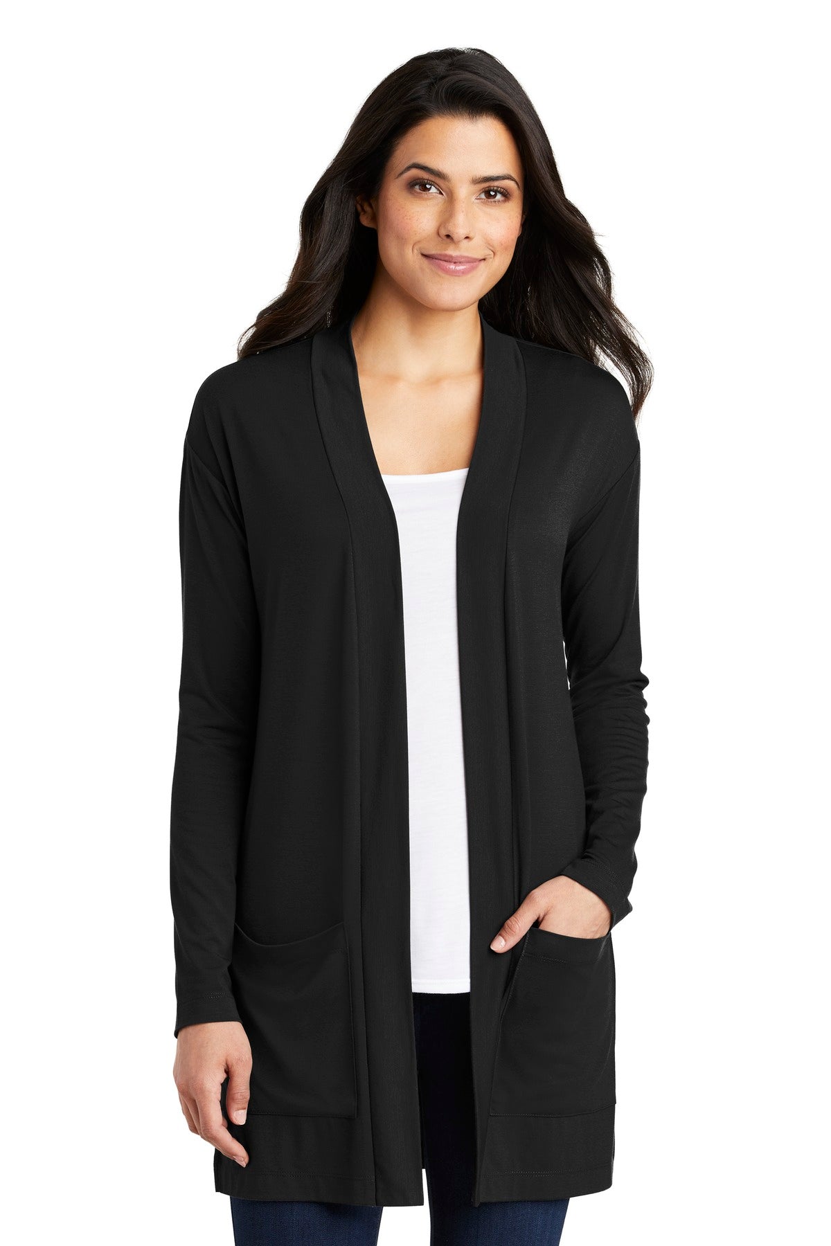 Port Authority  ®  Women's Concept Long Pocket Cardigan . LK5434