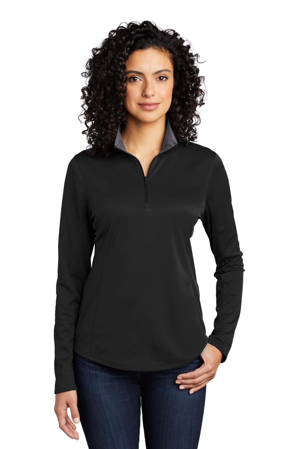 Port Authority  ®  Women's Silk Touch  ™  Performance 1/4-Zip LK584