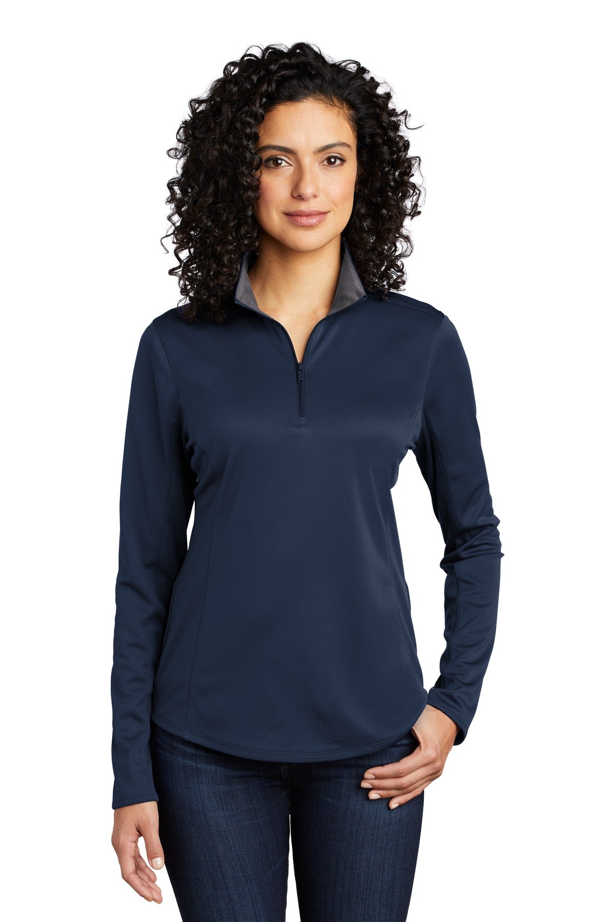 Port Authority  ®  Women's Silk Touch  ™  Performance 1/4-Zip LK584