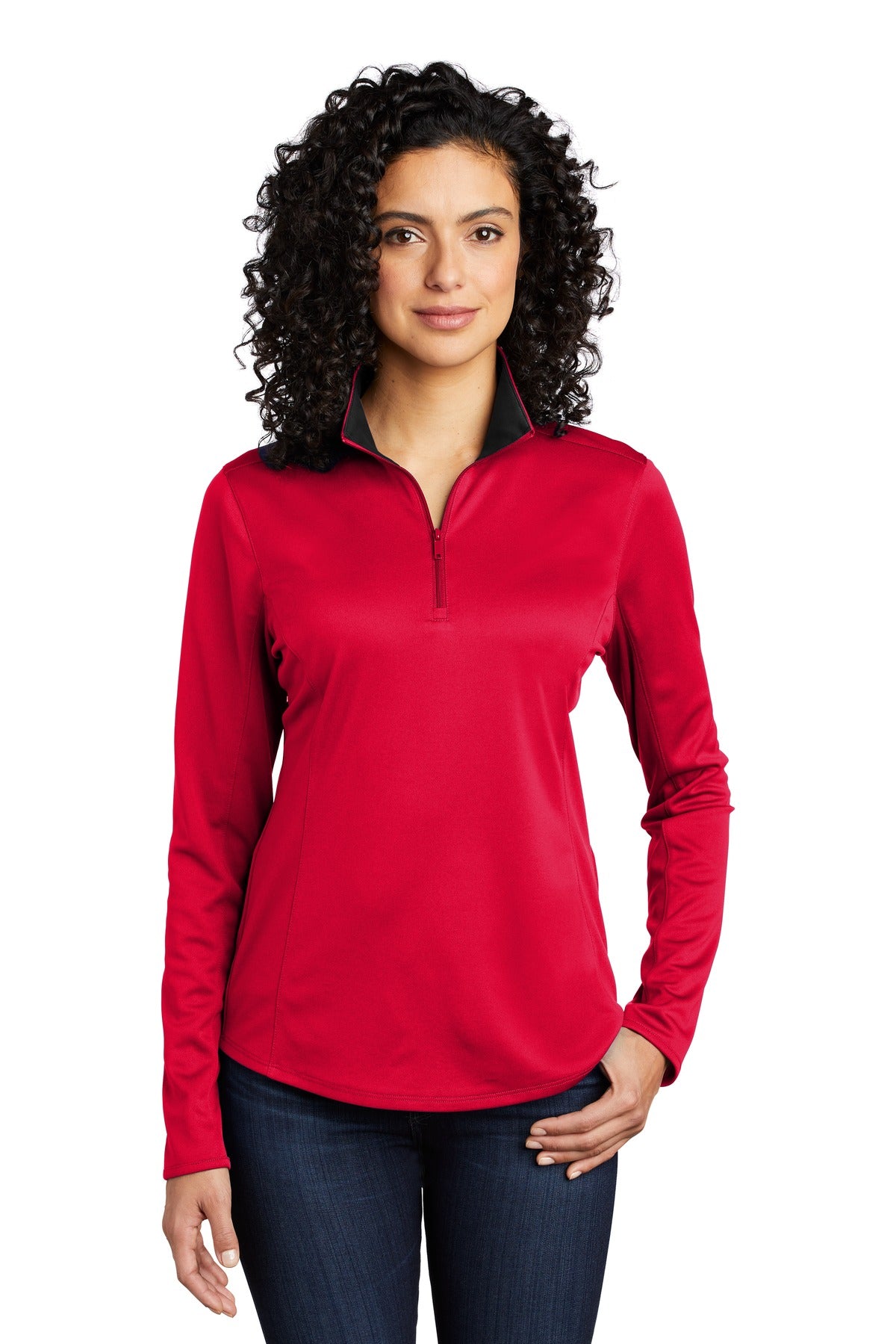 Port Authority  ®  Women's Silk Touch  ™  Performance 1/4-Zip LK584