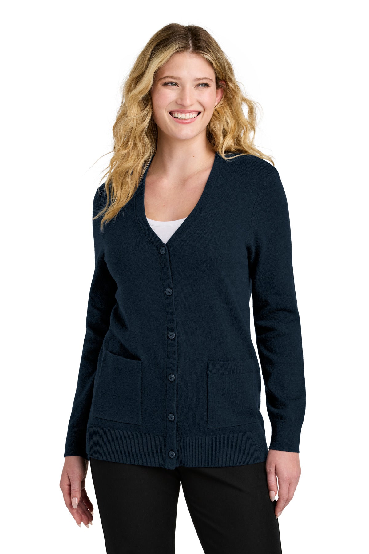 Port Authority ®  Women's Easy Care Button-Up Cardigan Sweater LSW4150