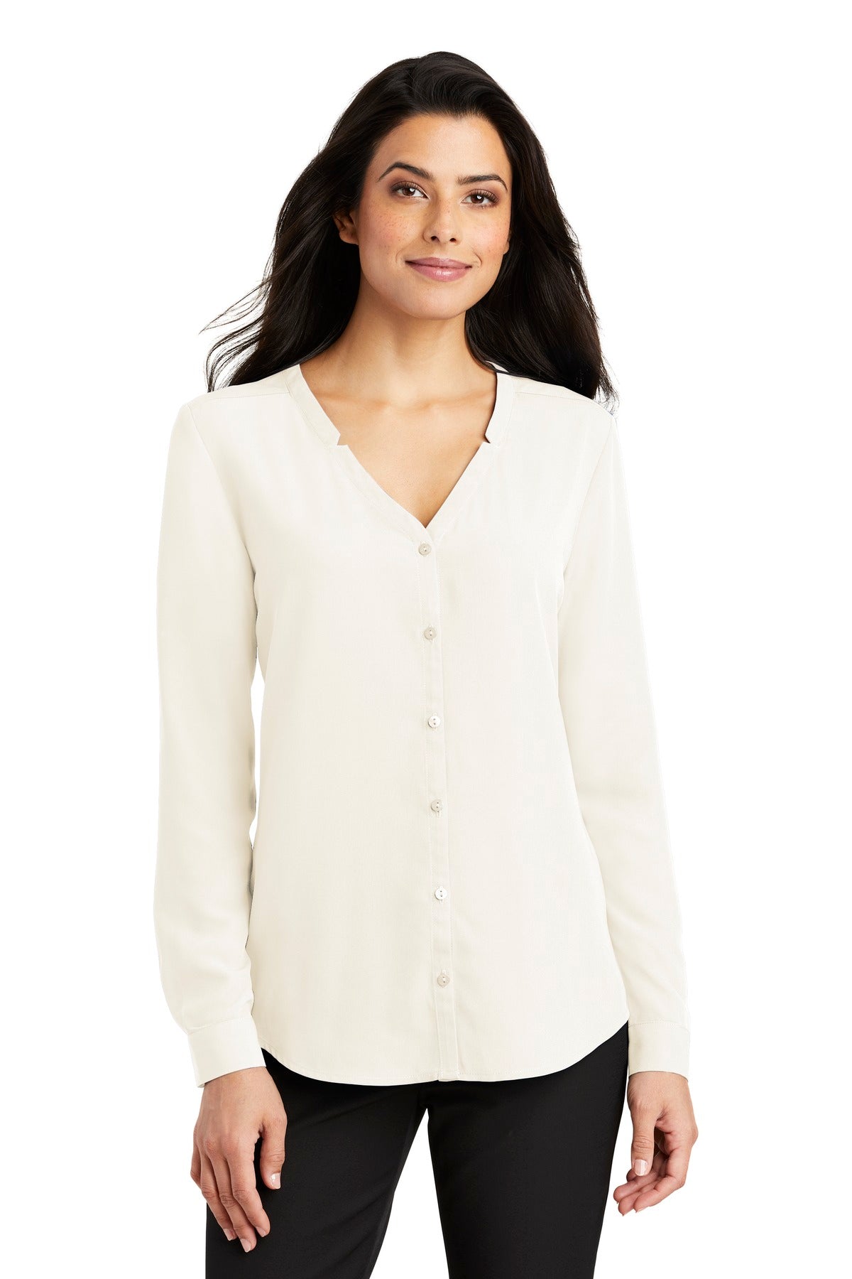 Port Authority ®  Women's Long Sleeve Button-Front Blouse. LW700