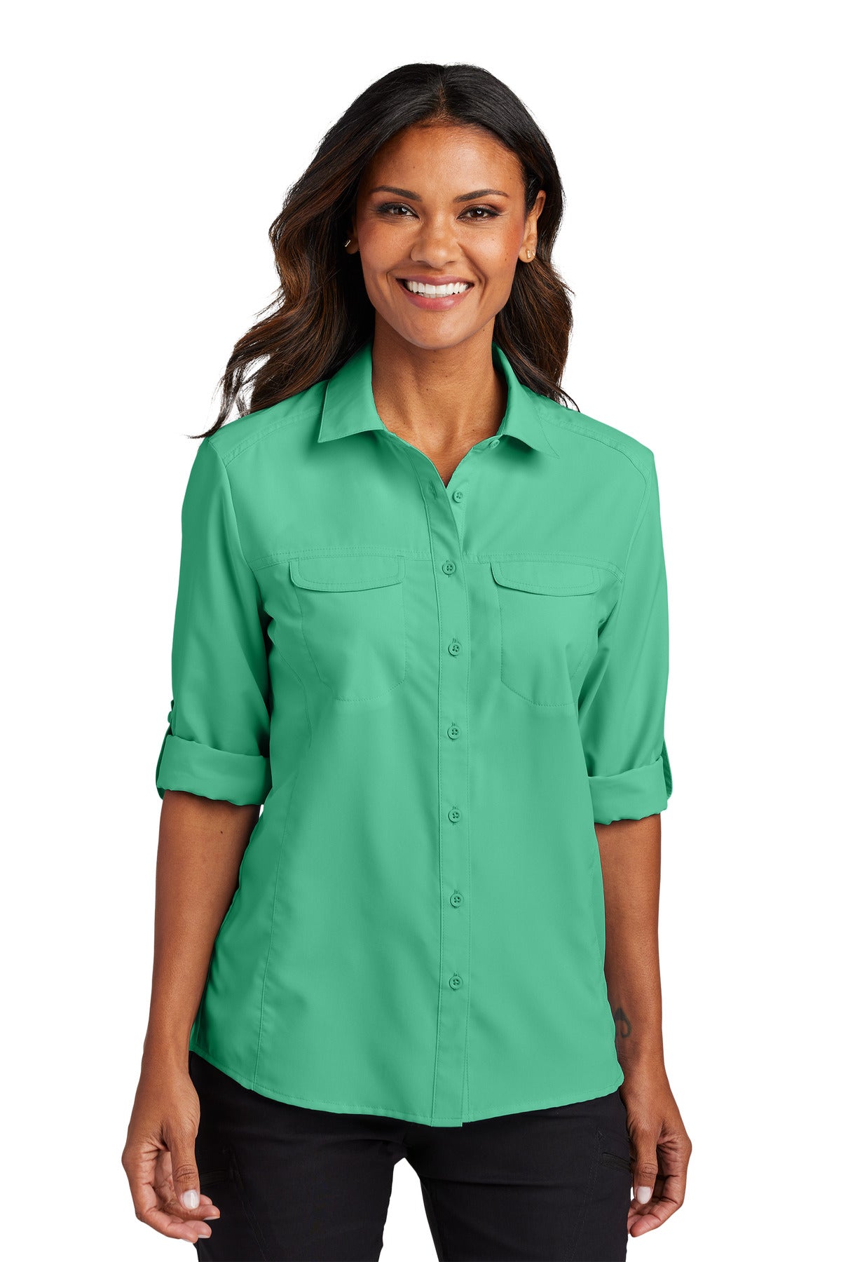 Port Authority ®  Women's Long Sleeve UV Daybreak Shirt LW960