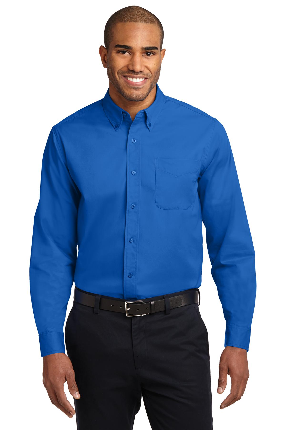 Port Authority ®  Long Sleeve Easy Care Shirt S608 - Strong Blue