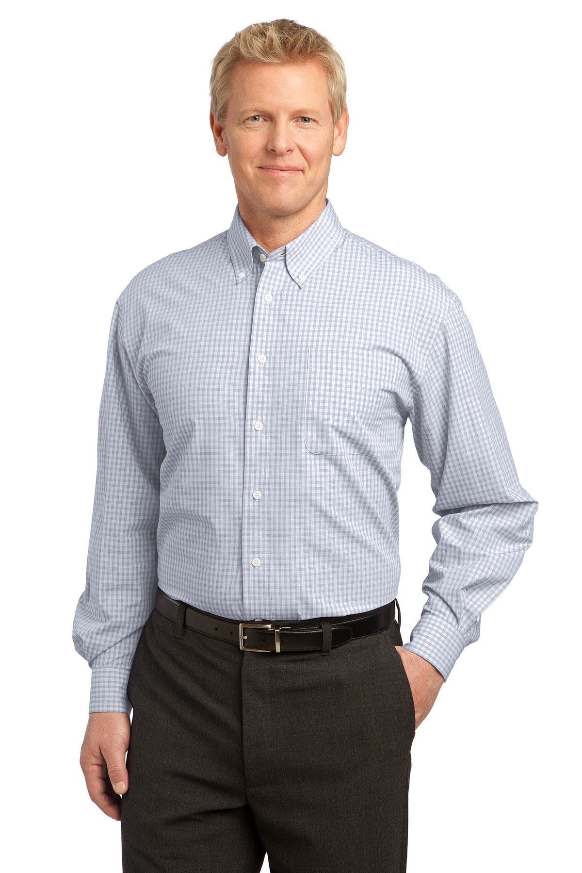 Port Authority ®  Plaid Pattern Easy Care Shirt. S639