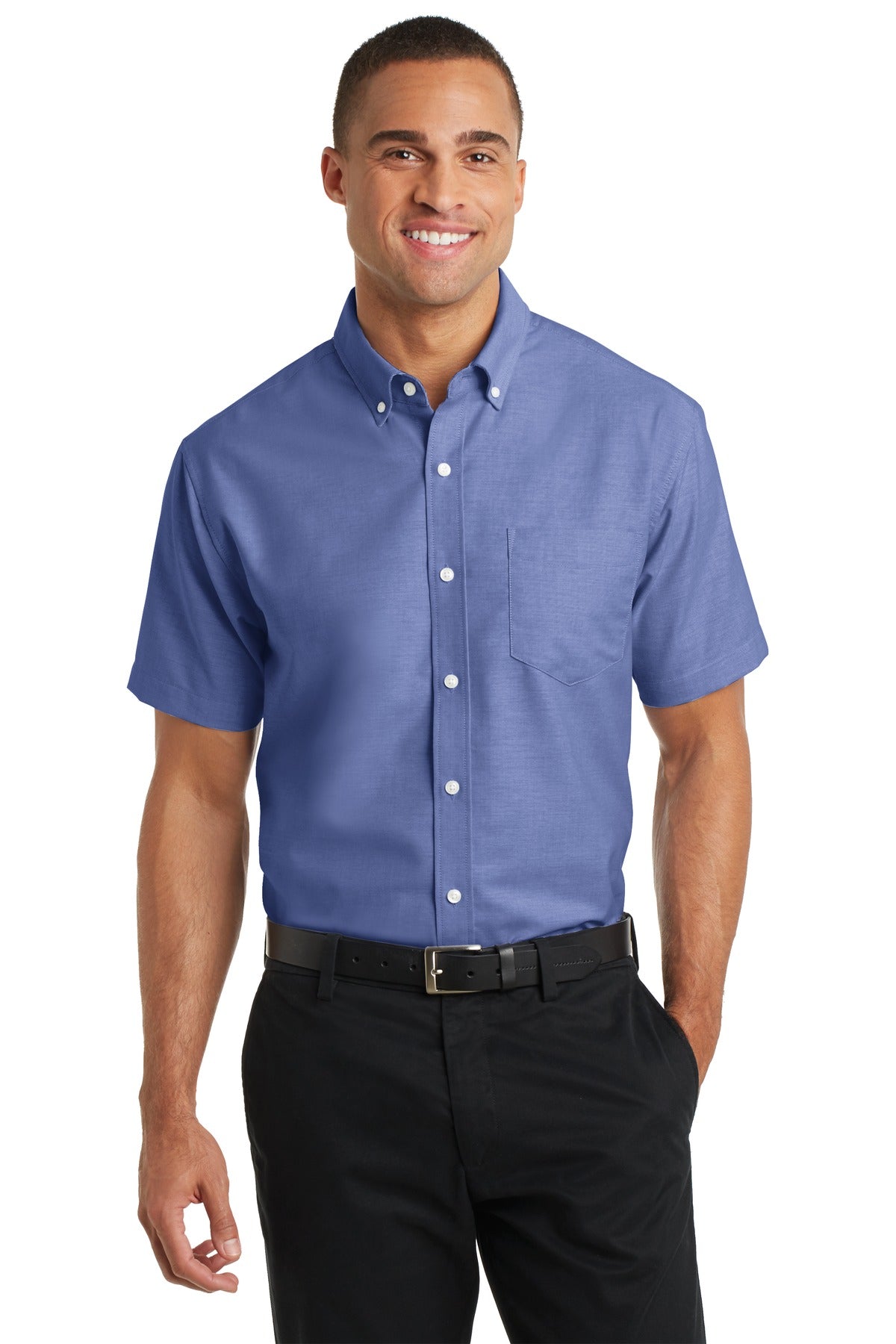 Port Authority ®  Short Sleeve SuperPro ™  Oxford Shirt. S659