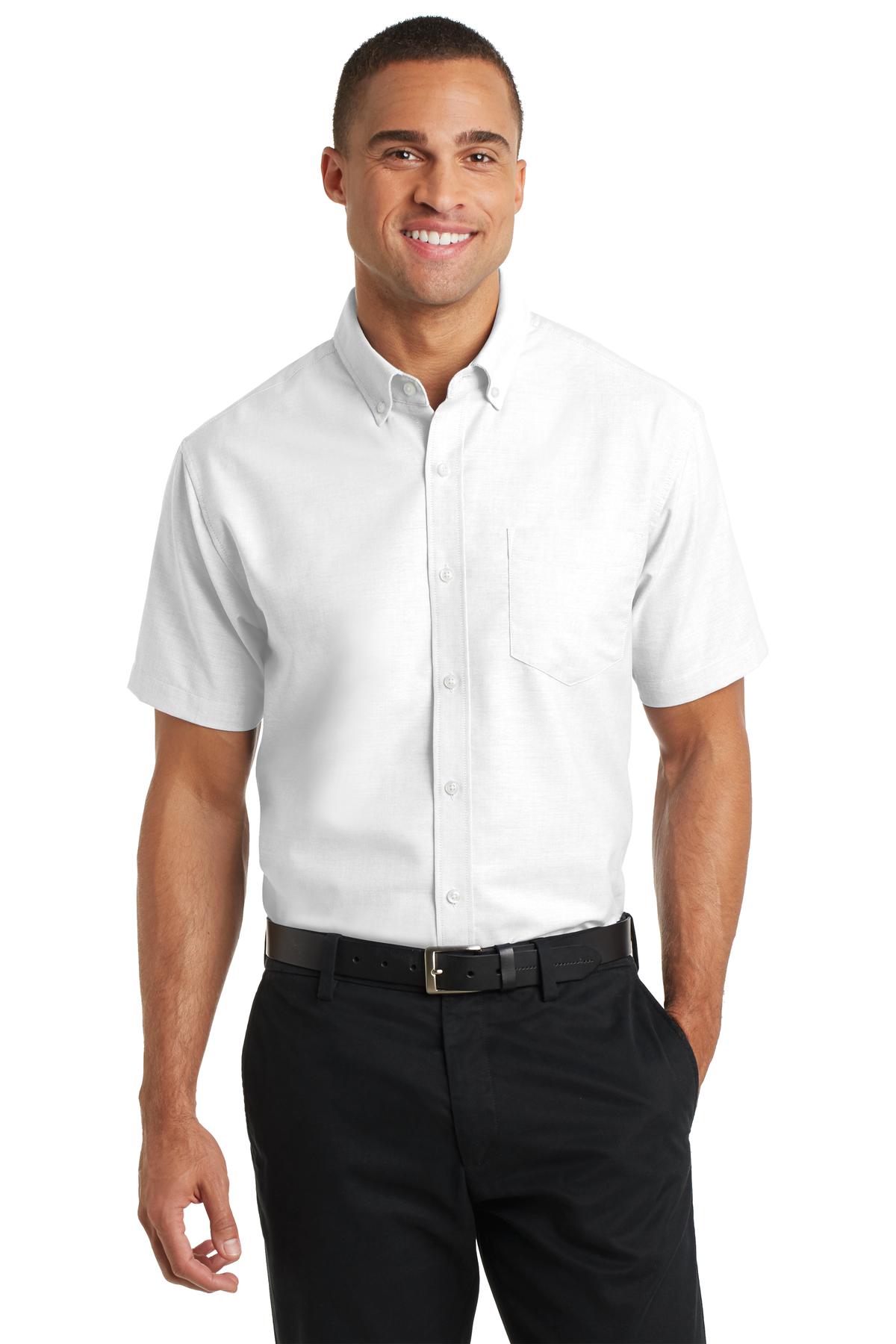 Port Authority ®  Short Sleeve SuperPro ™  Oxford Shirt. S659