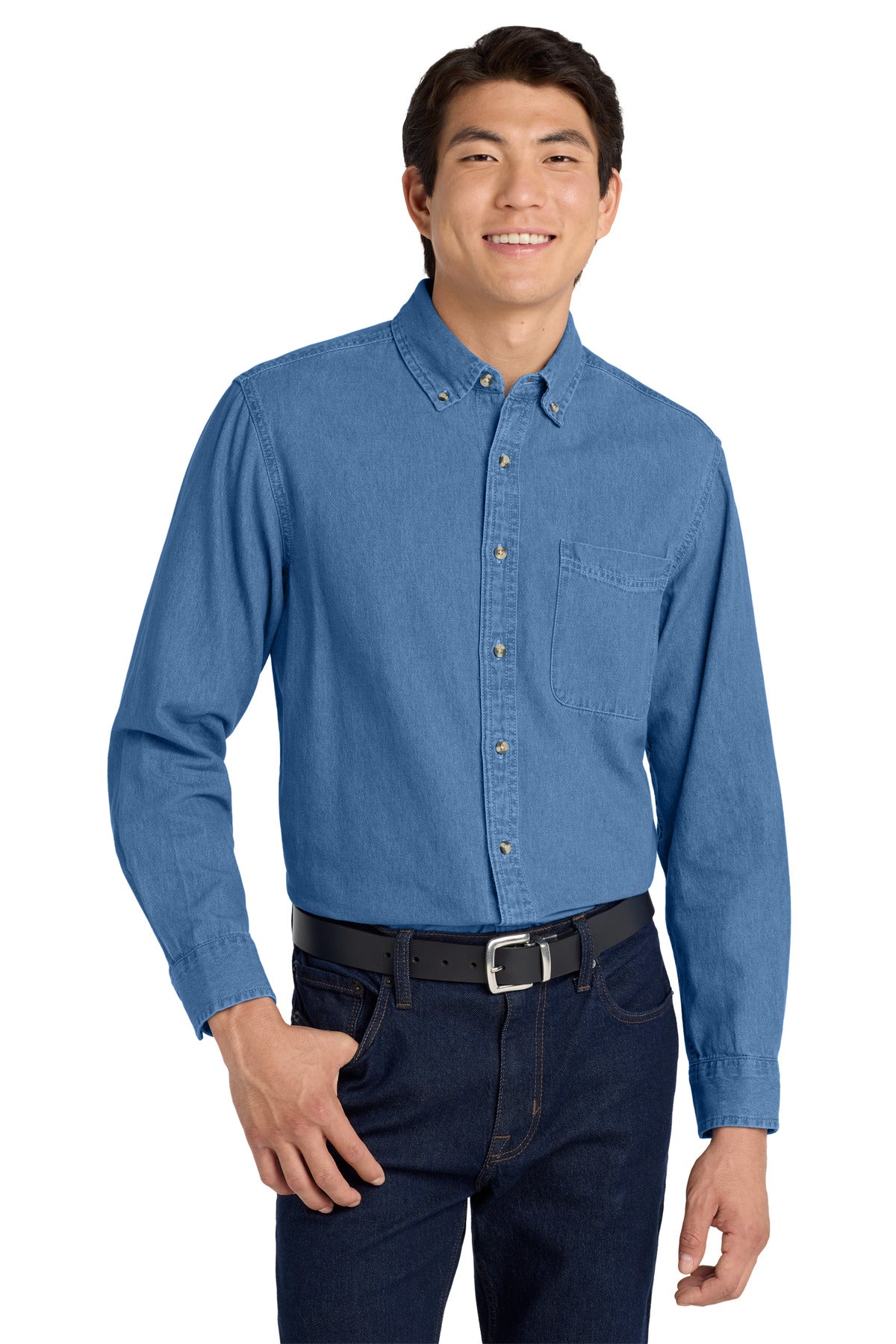 Port Authority ®  Tall Long Sleeve Denim Shirt. TLS600