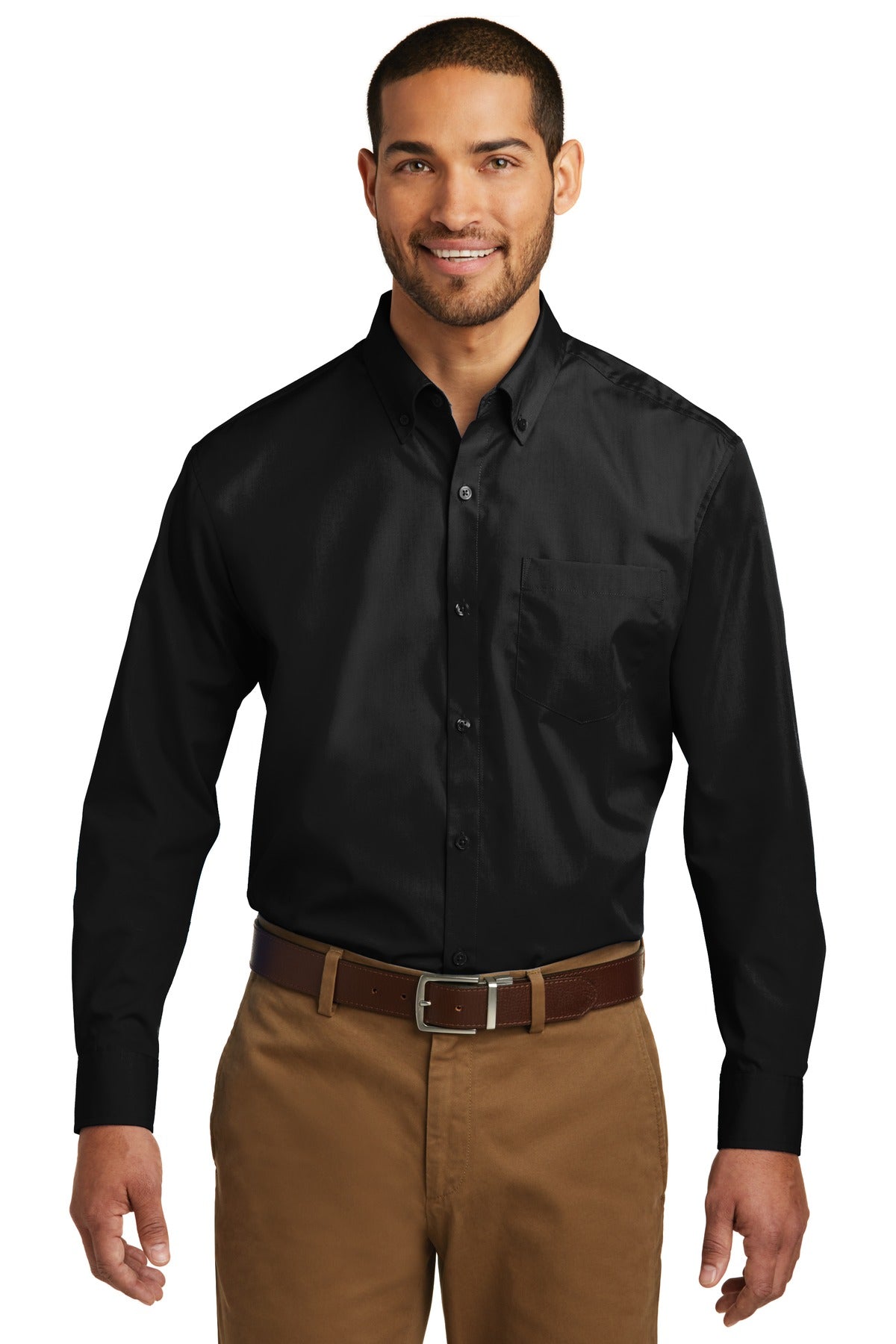 Port Authority ®  Tall Long Sleeve Carefree Poplin Shirt. TW100