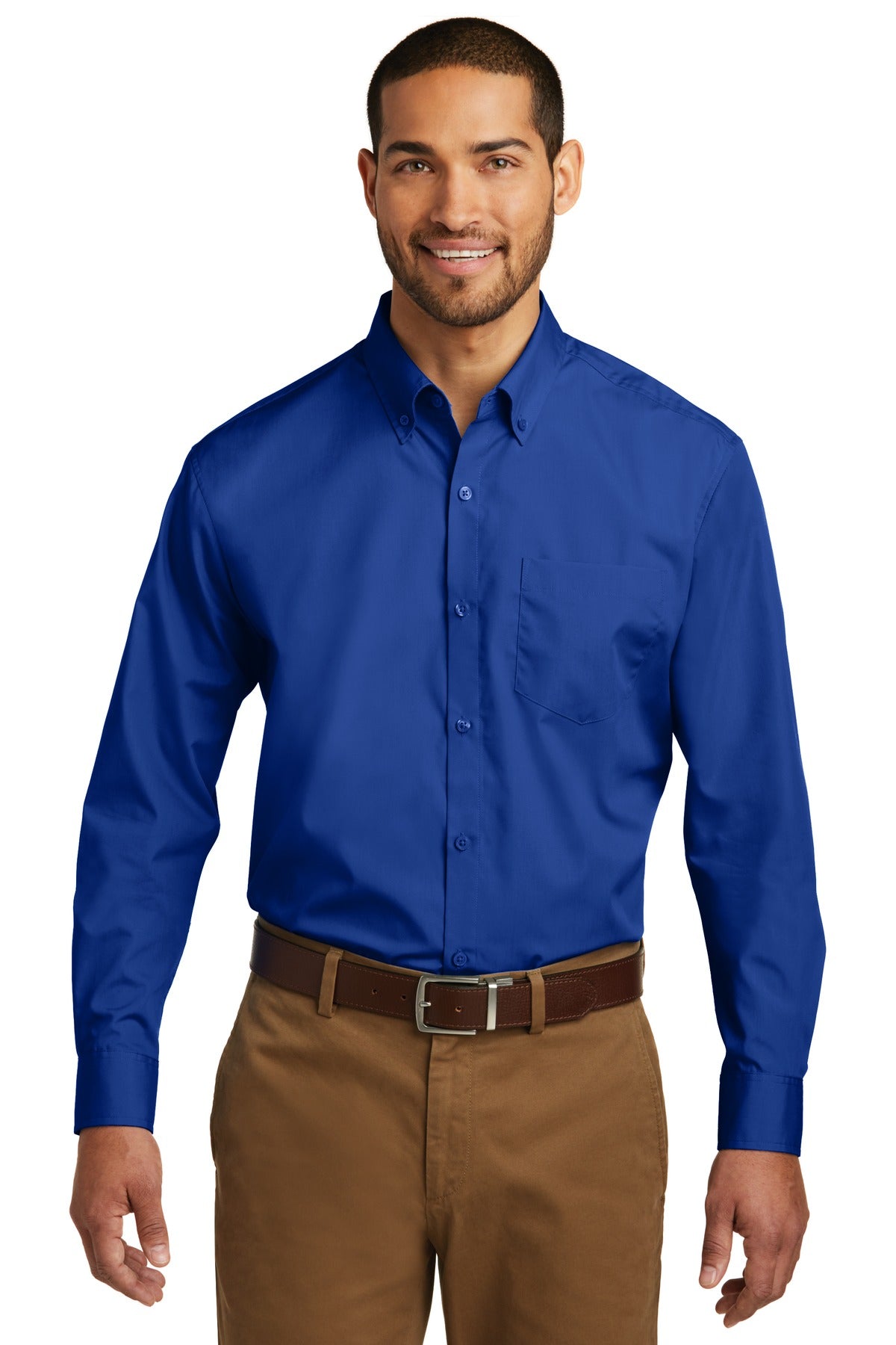 Port Authority ®  Tall Long Sleeve Carefree Poplin Shirt. TW100