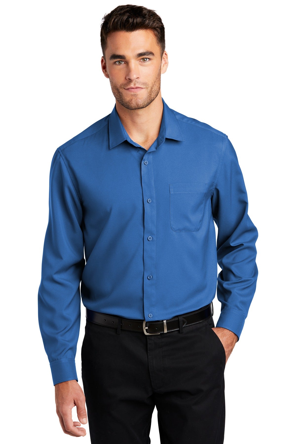 Port Authority  ®  Long Sleeve Performance Staff Shirt W401