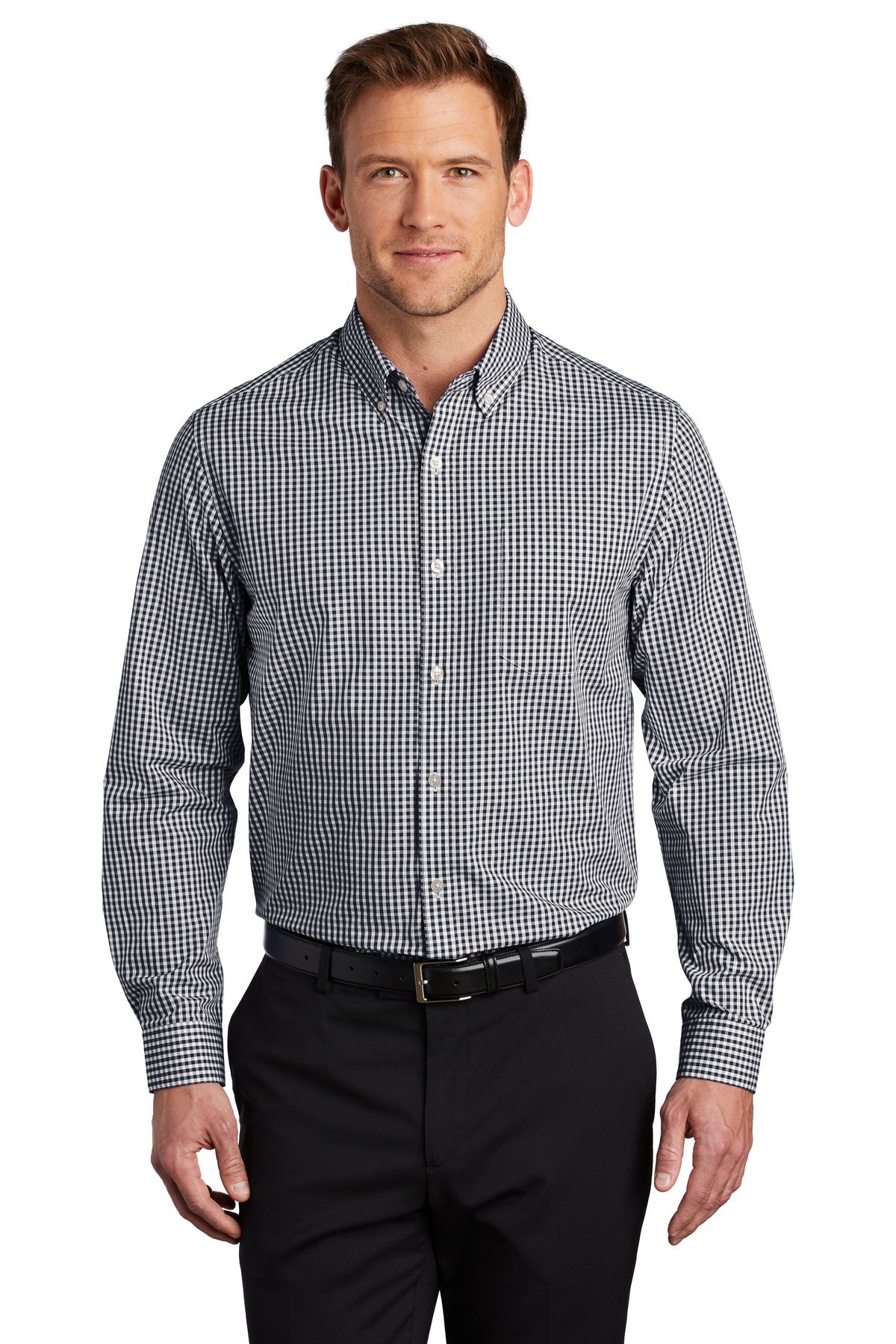 Port Authority  ®  Broadcloth Gingham Easy Care Shirt W644