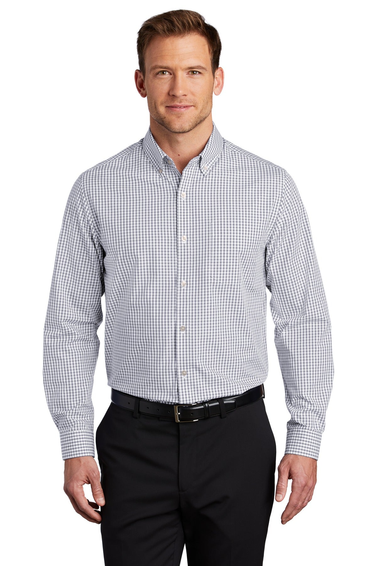 Port Authority  ®  Broadcloth Gingham Easy Care Shirt W644