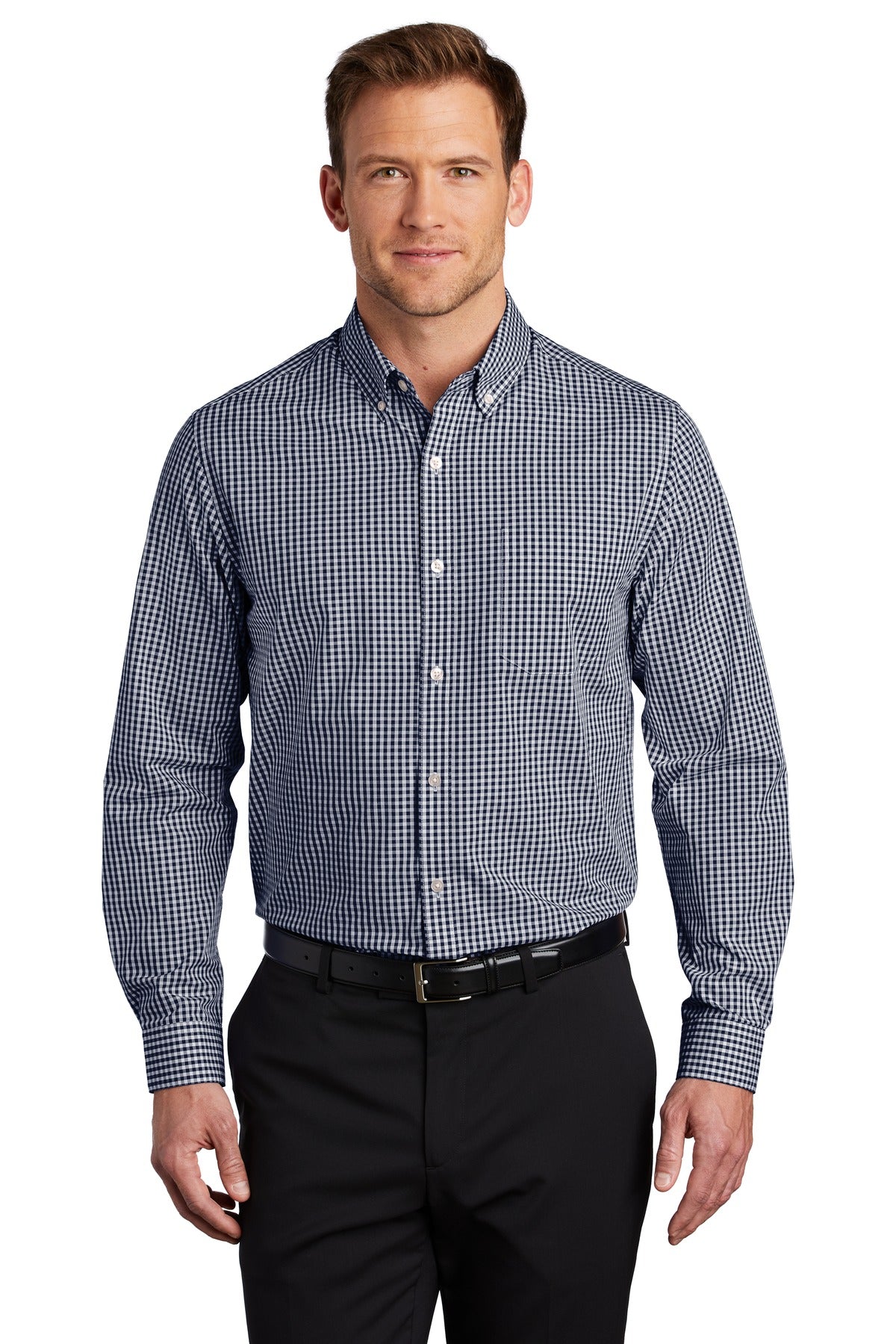 Port Authority  ®  Broadcloth Gingham Easy Care Shirt W644