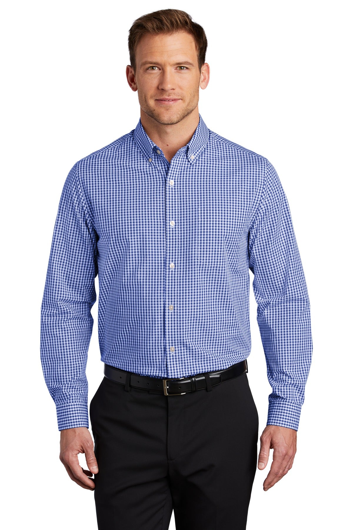 Port Authority  ®  Broadcloth Gingham Easy Care Shirt W644